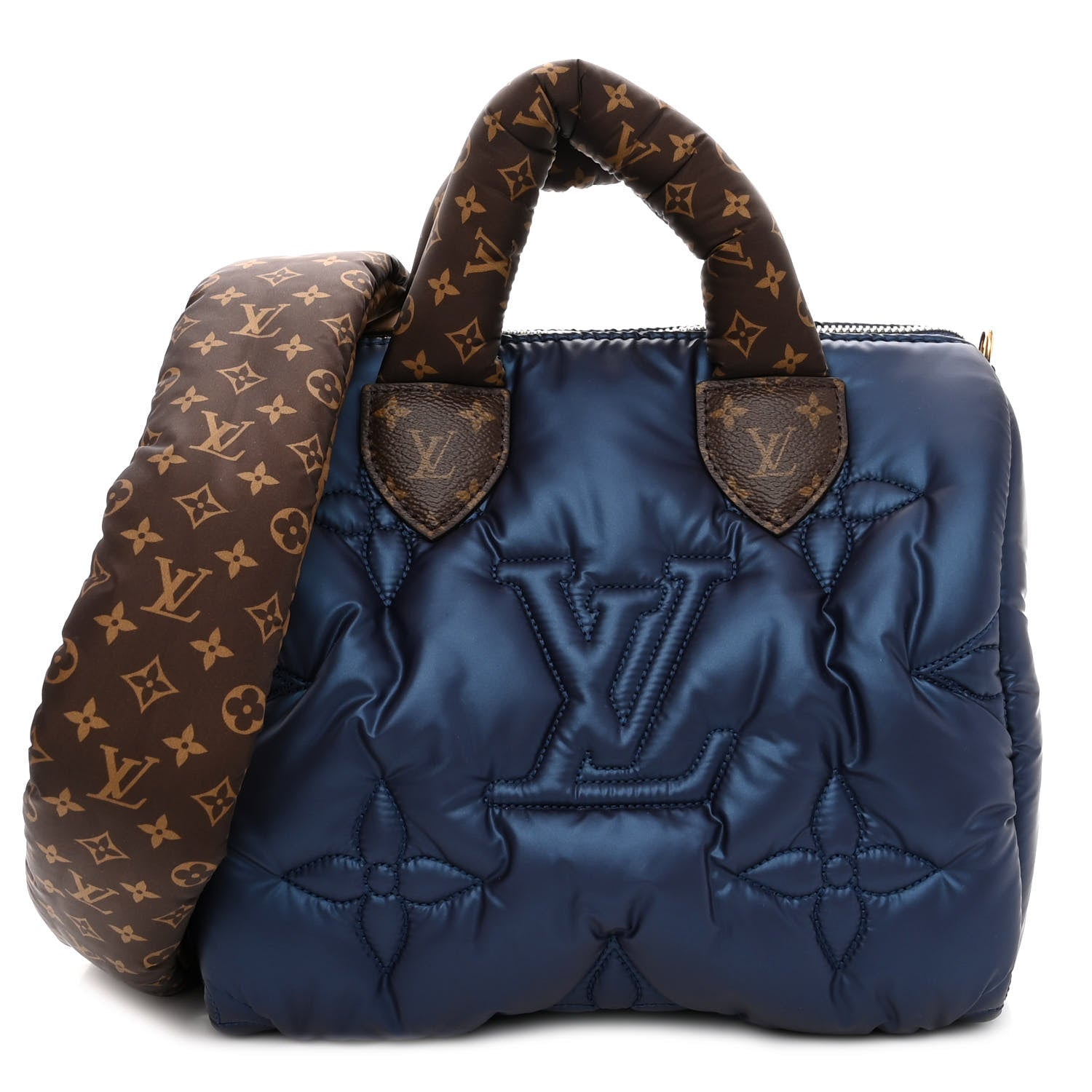 LOUIS VUITTON ネイビー クッション Louis Vuitton Econyl Mini Monogram Pillow Speedy Bandouliere 25
