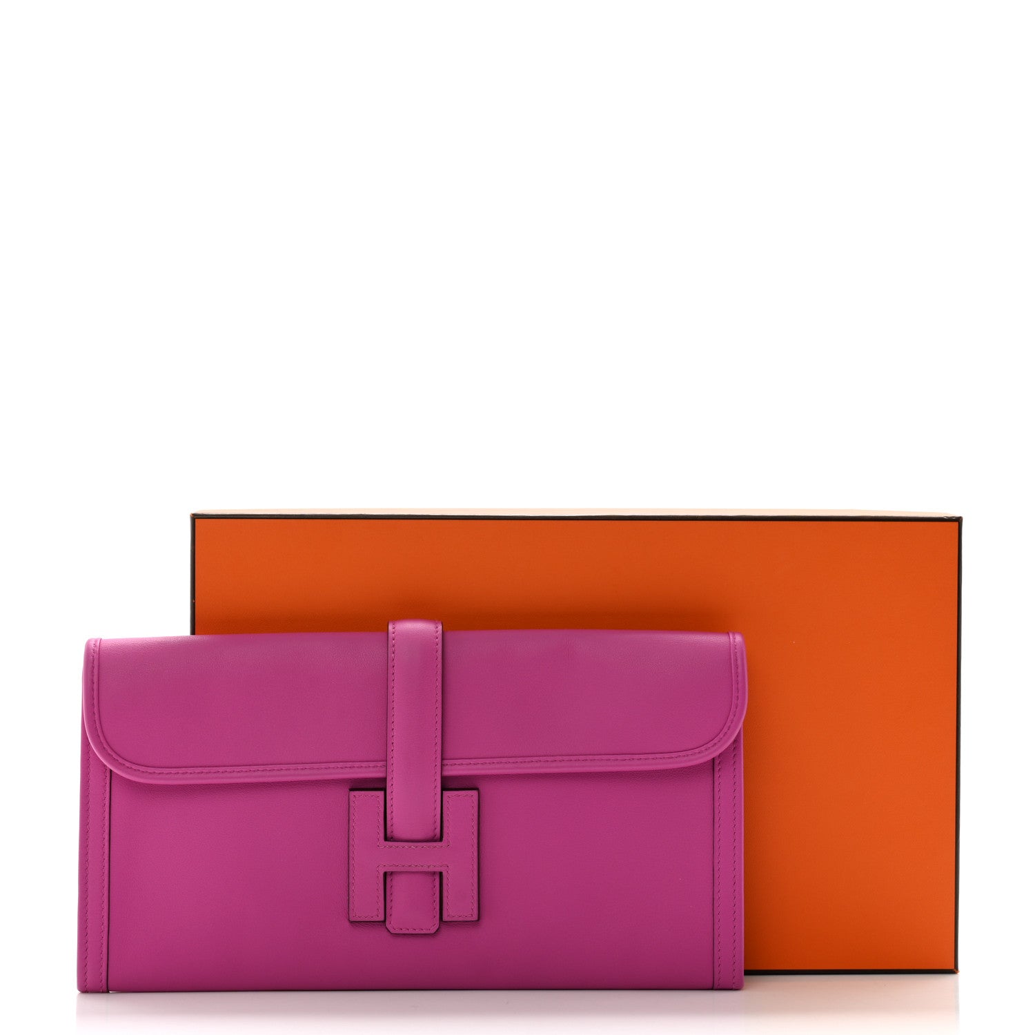Hermes Swift Jige Elan 29 Clutch Rose Pourpre 10 of 10