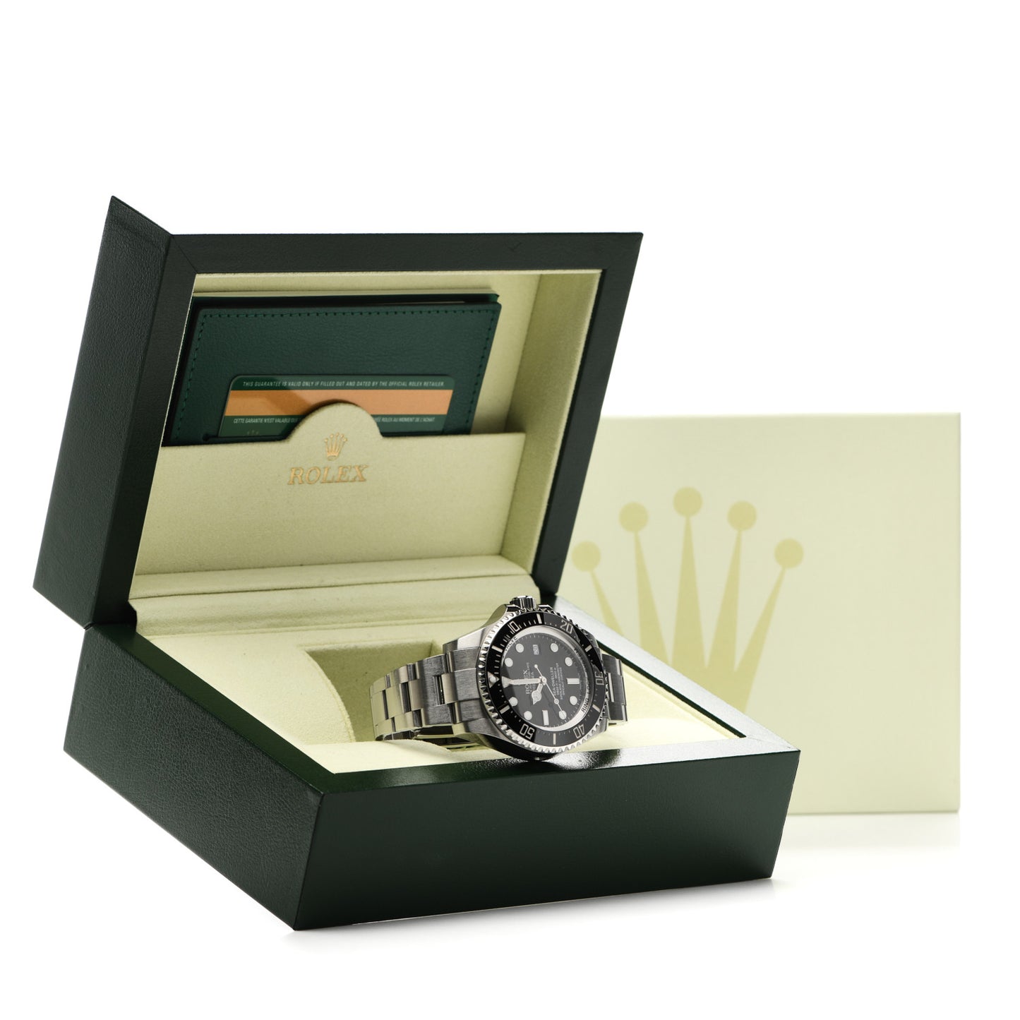 Stainless Steel 44mm Oyster Perpetual Date Sea-Dweller Deepsea Watch Black 116660