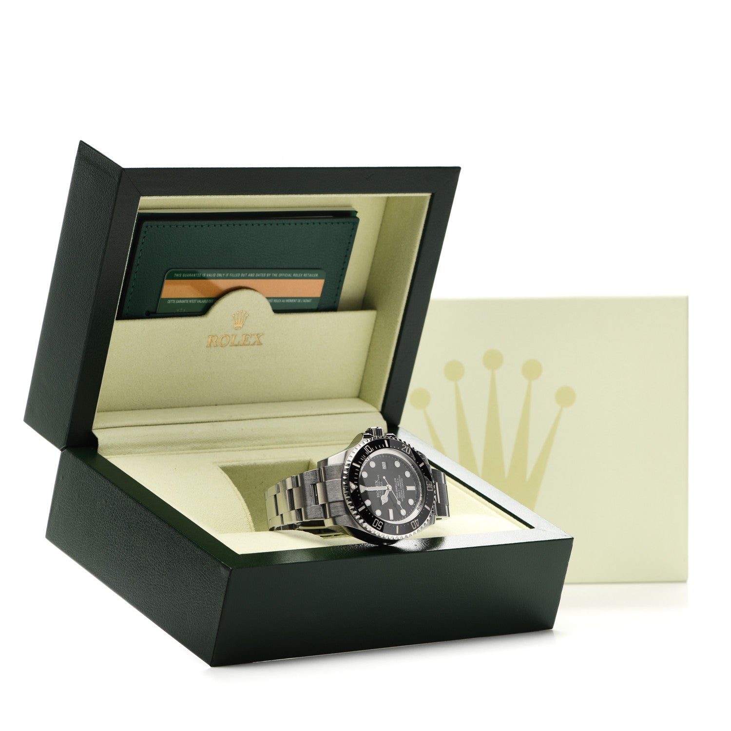Rolex Stainless Steel 44mm Oyster Perpetual Date Sea-Dweller Deepsea Watch Black 116660 5 of 5