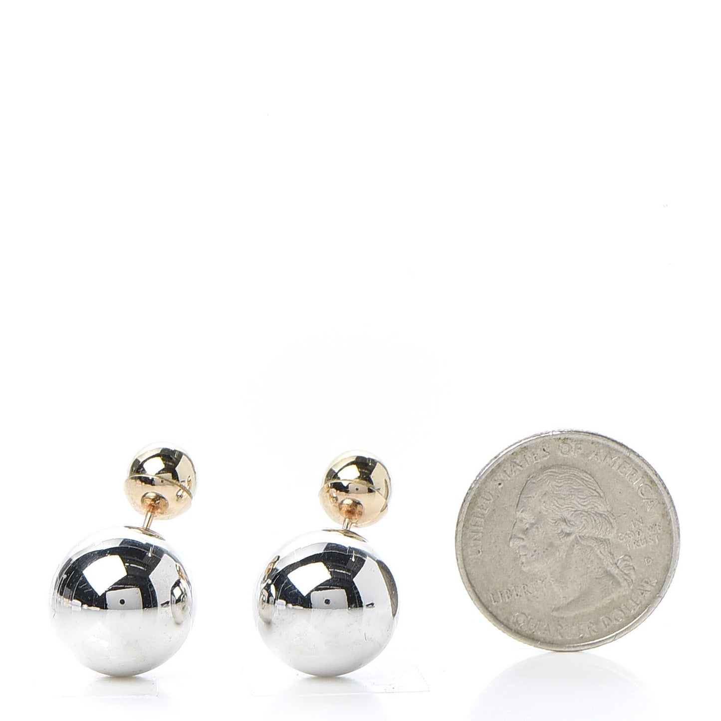 Mise En Dior Tribal Earrings Gold Silver