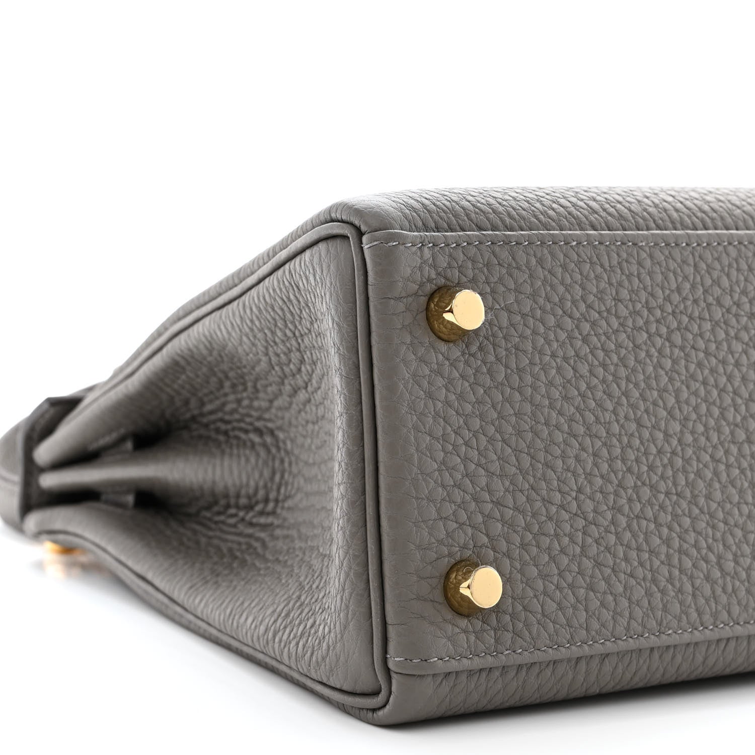 Hermes Togo Kelly Retourne 25 Gris Meyer 9 of 11