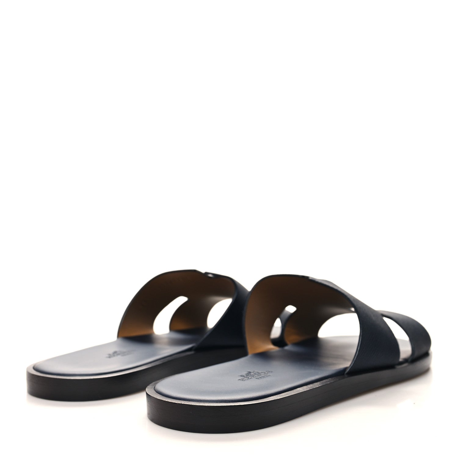 Hermes Epsom Mens Izmir Sandals 43 Marine 4 of 9