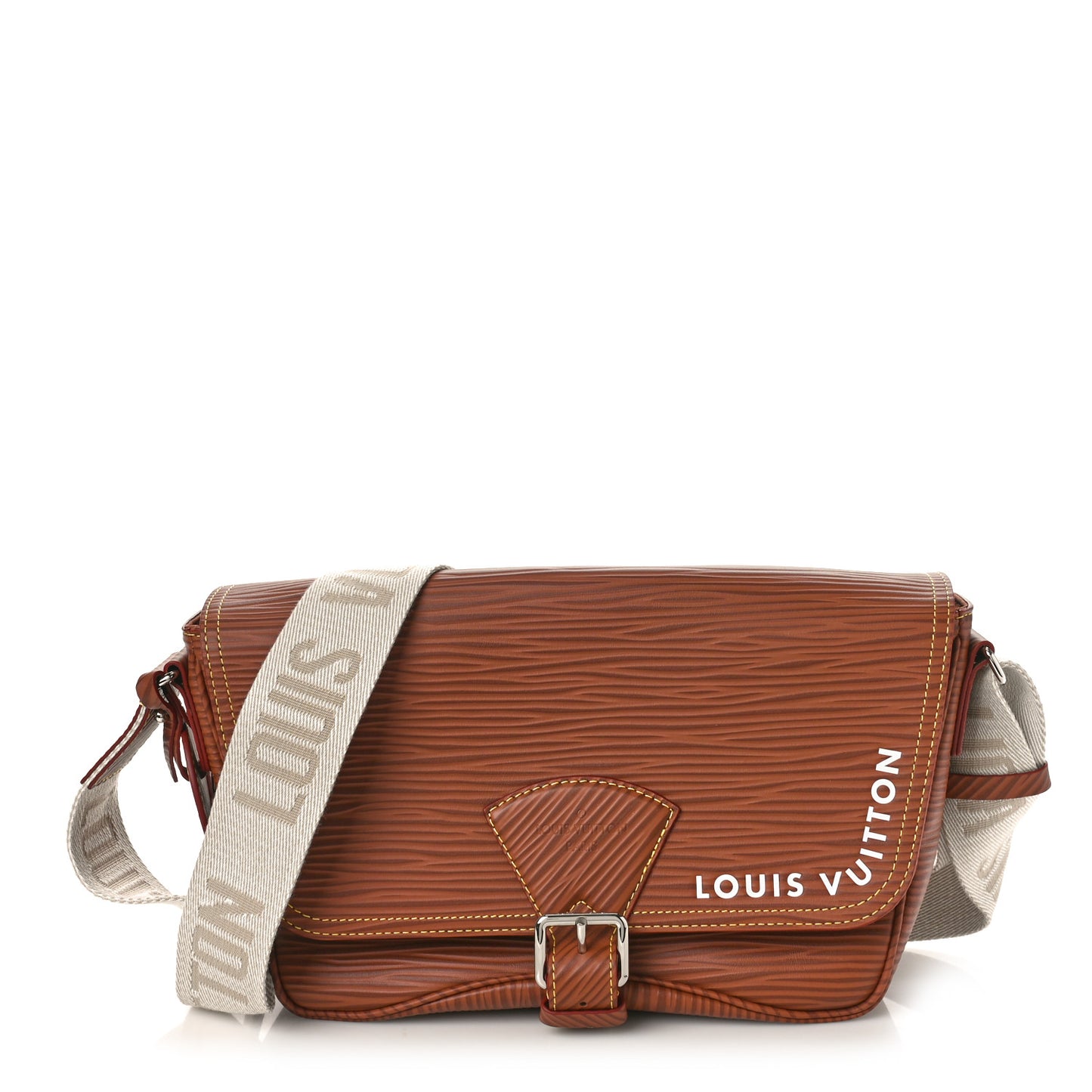 LOUIS VUITTON Epi Montsouris Messenger Cognac