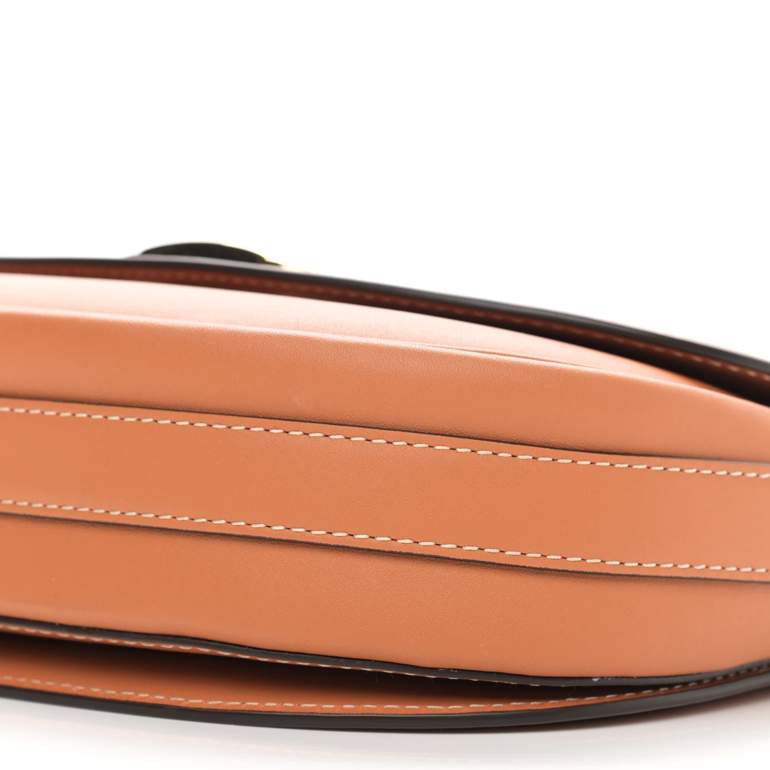 MCM Calfskin Small Mena Crossbody Bag Cognac 10 of 12