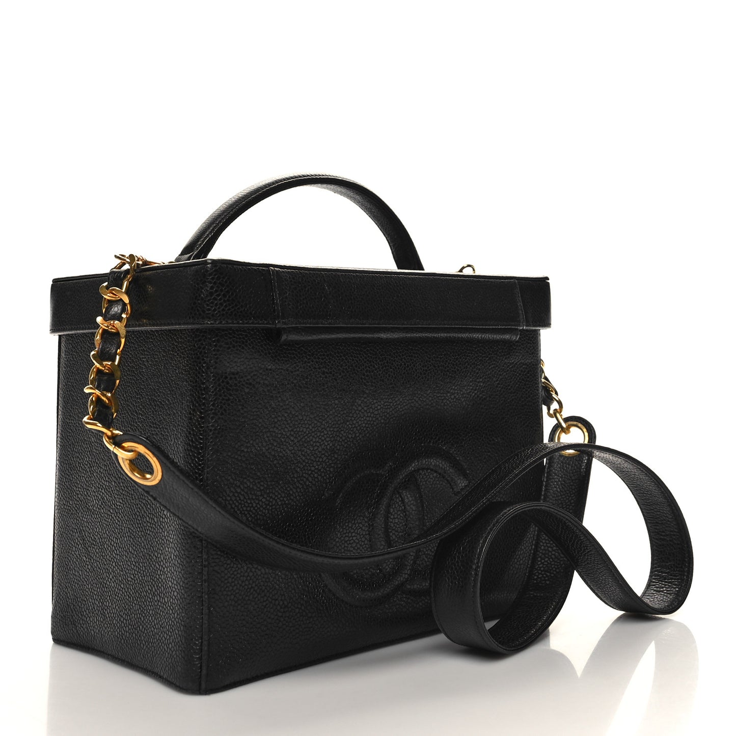 Caviar Vanity Train Case Black