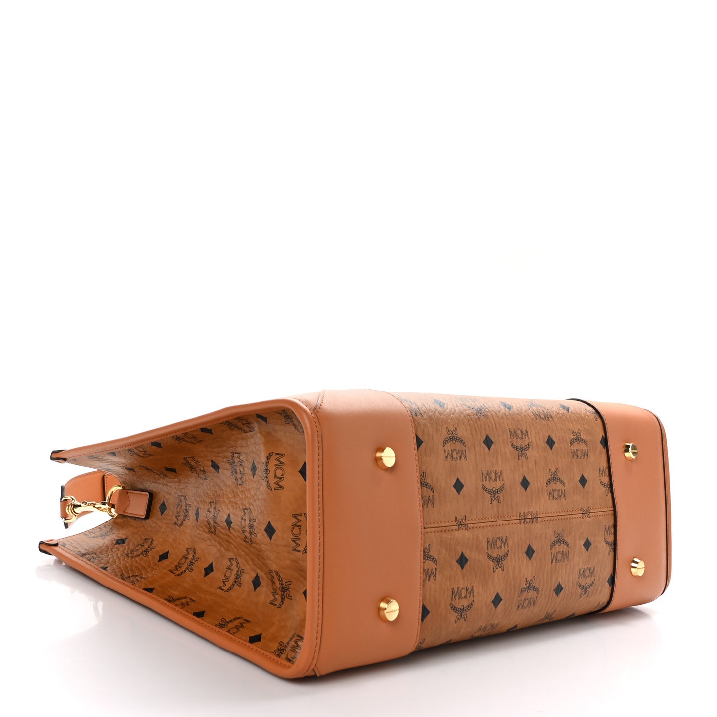 Visetos Large Munchen Tote Cognac