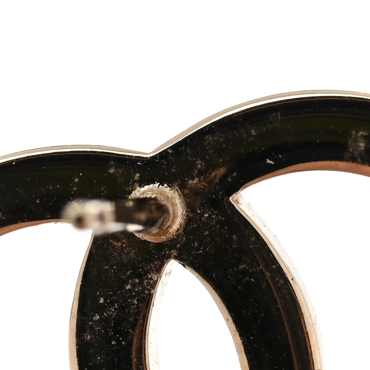 Crystal Pearl Charming Winter CC Star Heart Drop Earrings Gold