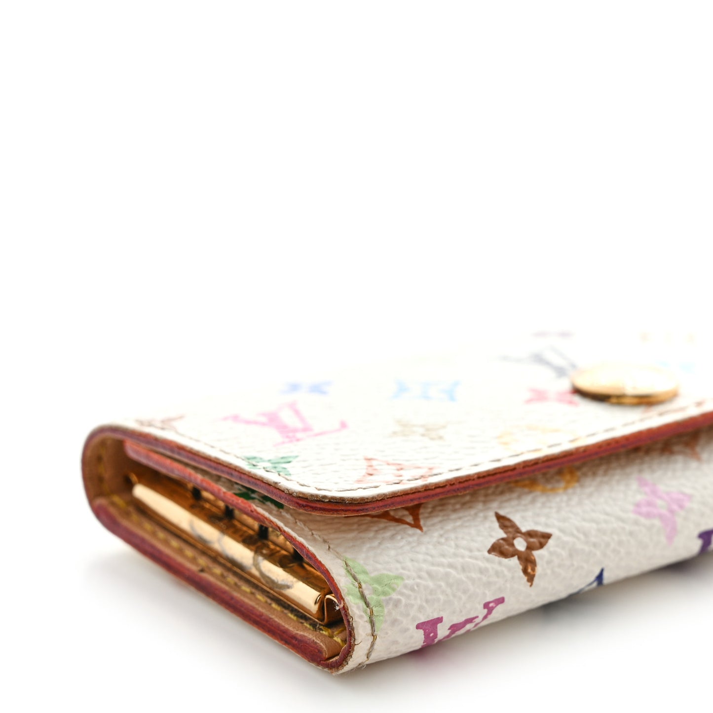 Monogram Multicolor Multicles 4 Key Holder White