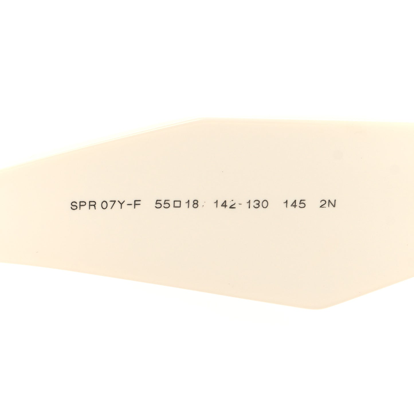 Acetate Symbole Sunglasses SPR 07Y-F White