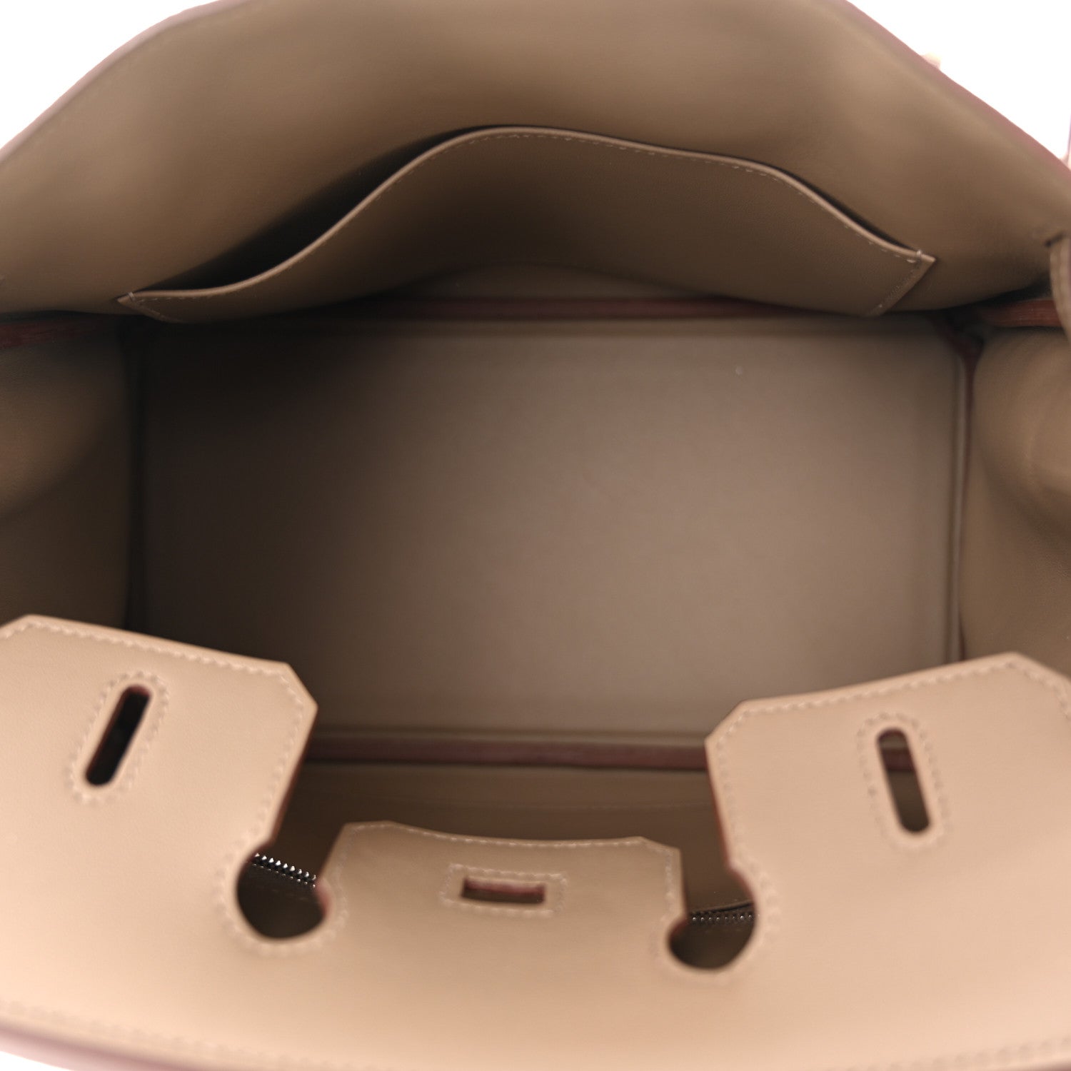 Hermes Veau Doblis Swift Grizzly Birkin 25 Gris Caillou Etoupe 5 of 11