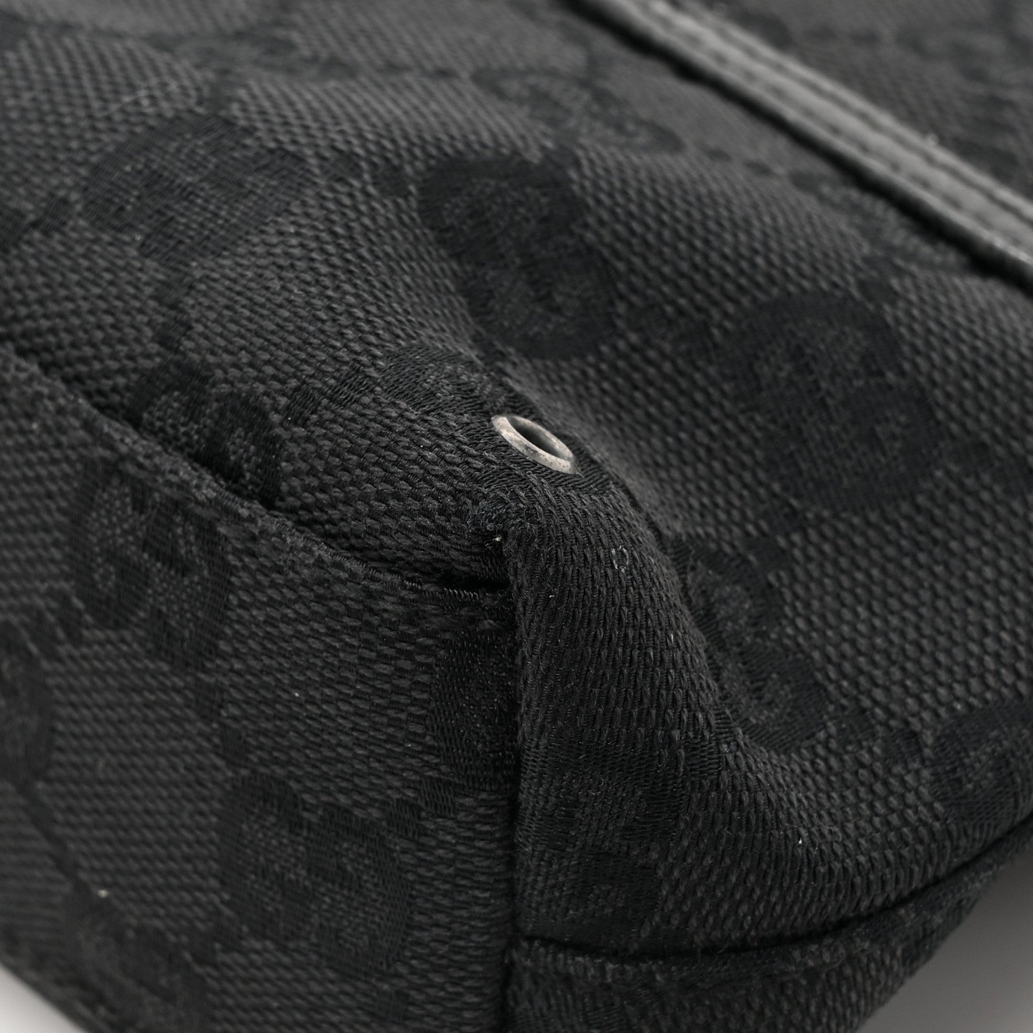 Gucci GG Monogram Web Flight Belt Bag Black 11 of 12