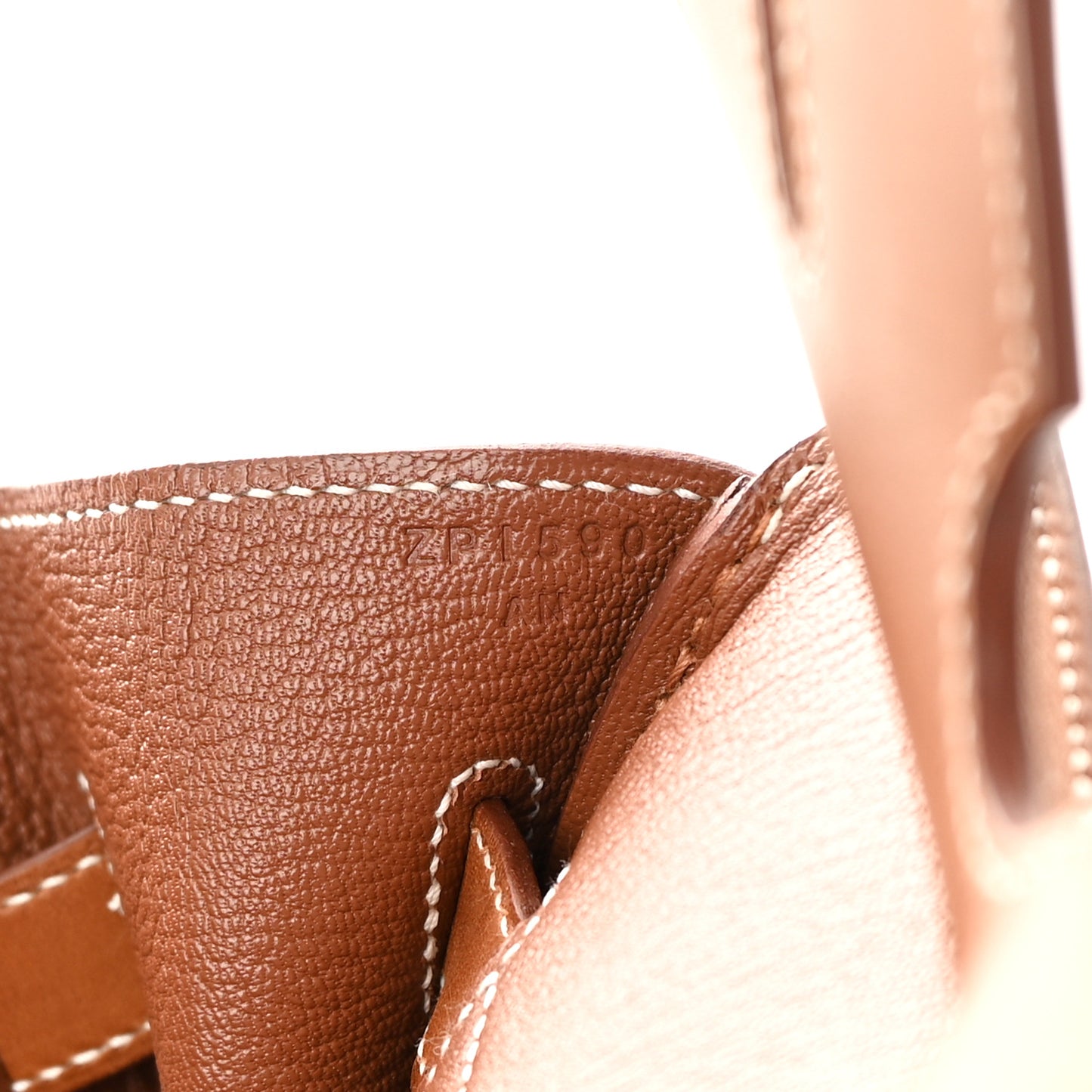 Natural Barenia Birkin 35 Fauve