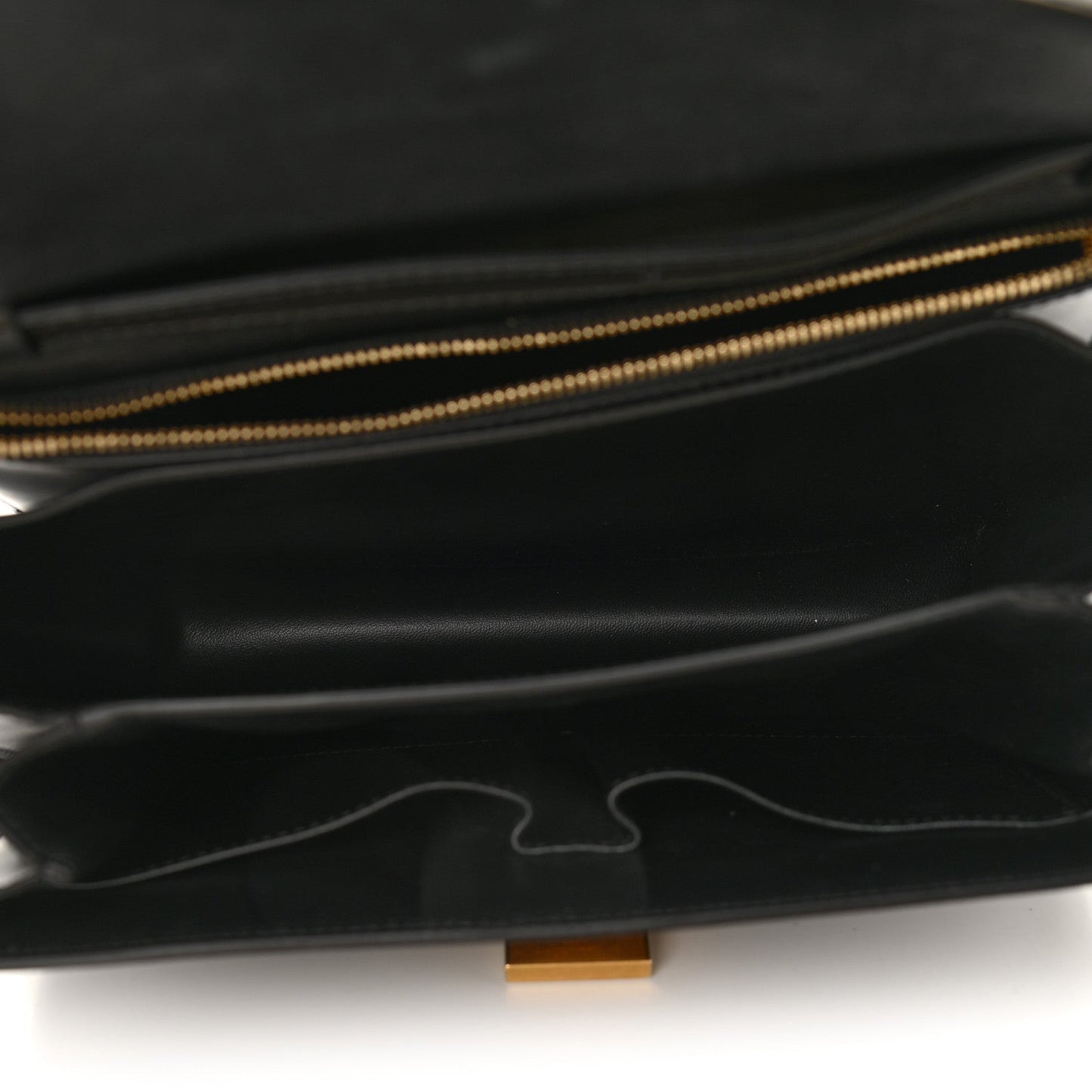 Box Calfskin Teen Classic Box Flap Bag Black