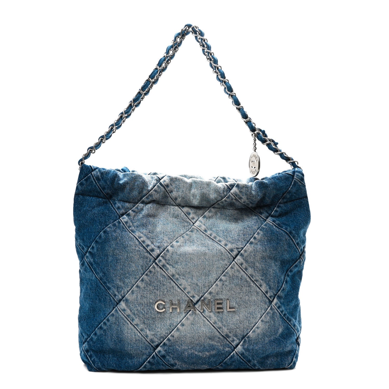 Chanel Denim Quilted Small Chanel 22 Blue 1763110 – FASHIONPHILE