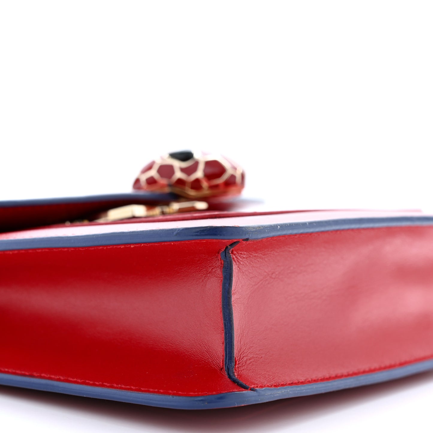 Calfskin Serpenti In Love Forever Crossbody Bag Red