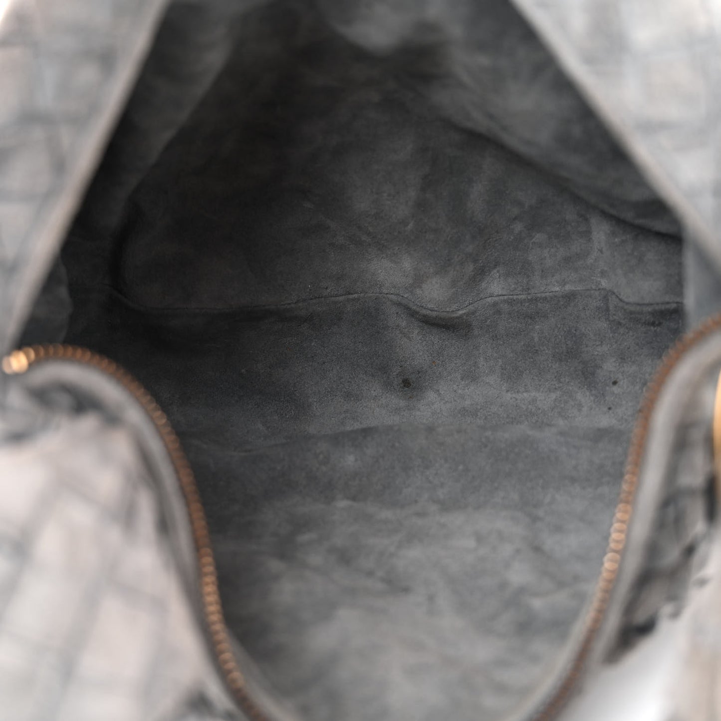 Suede Calfskin Intrecciato Teen Jodie Hobo Thunder