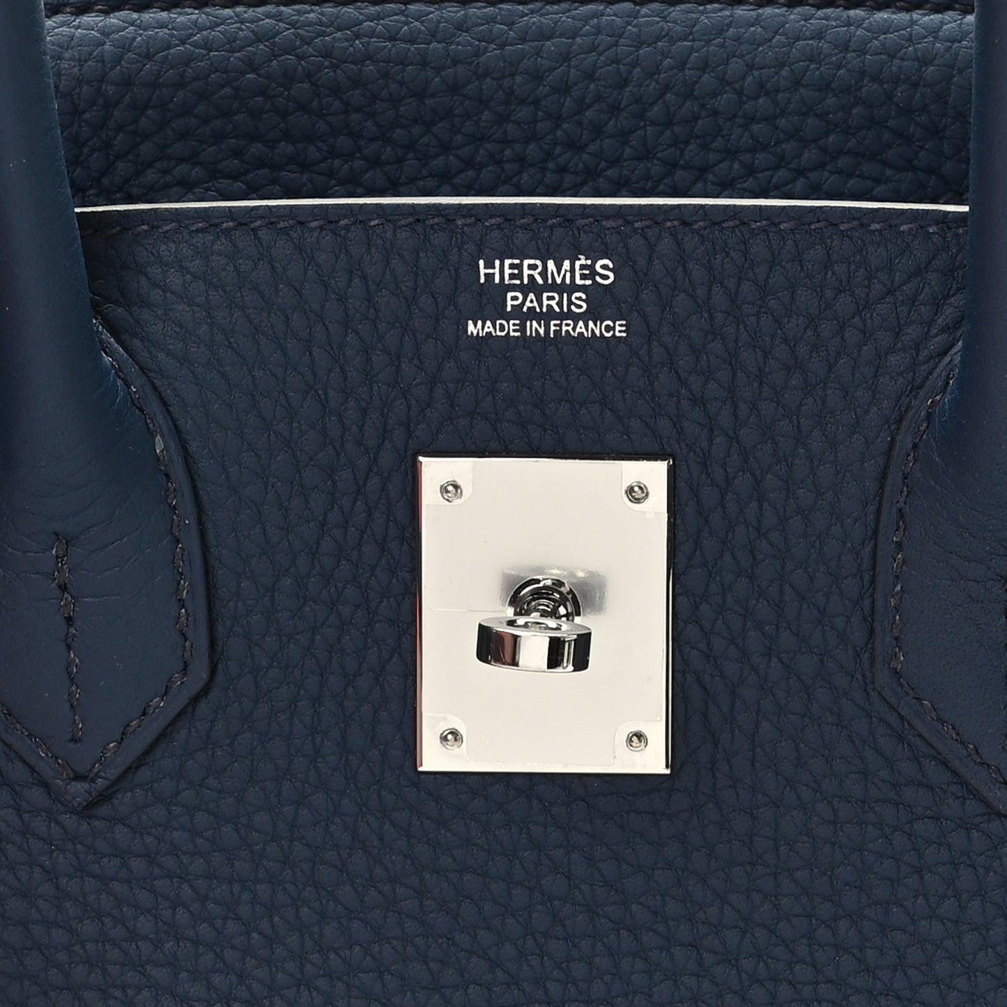 Togo Verso Birkin 30 Deep Bleu Bleu Zanzibar