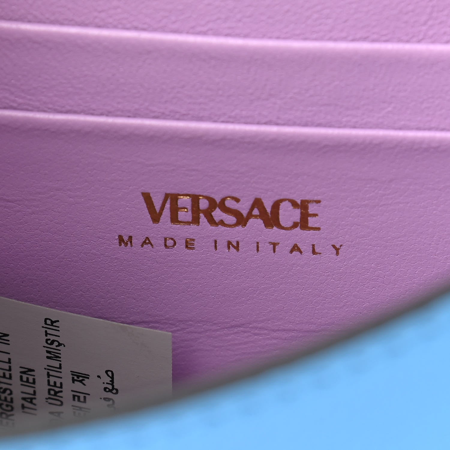 Versace Calfskin Mini La Medusa Bag DV Blue 6 of 9