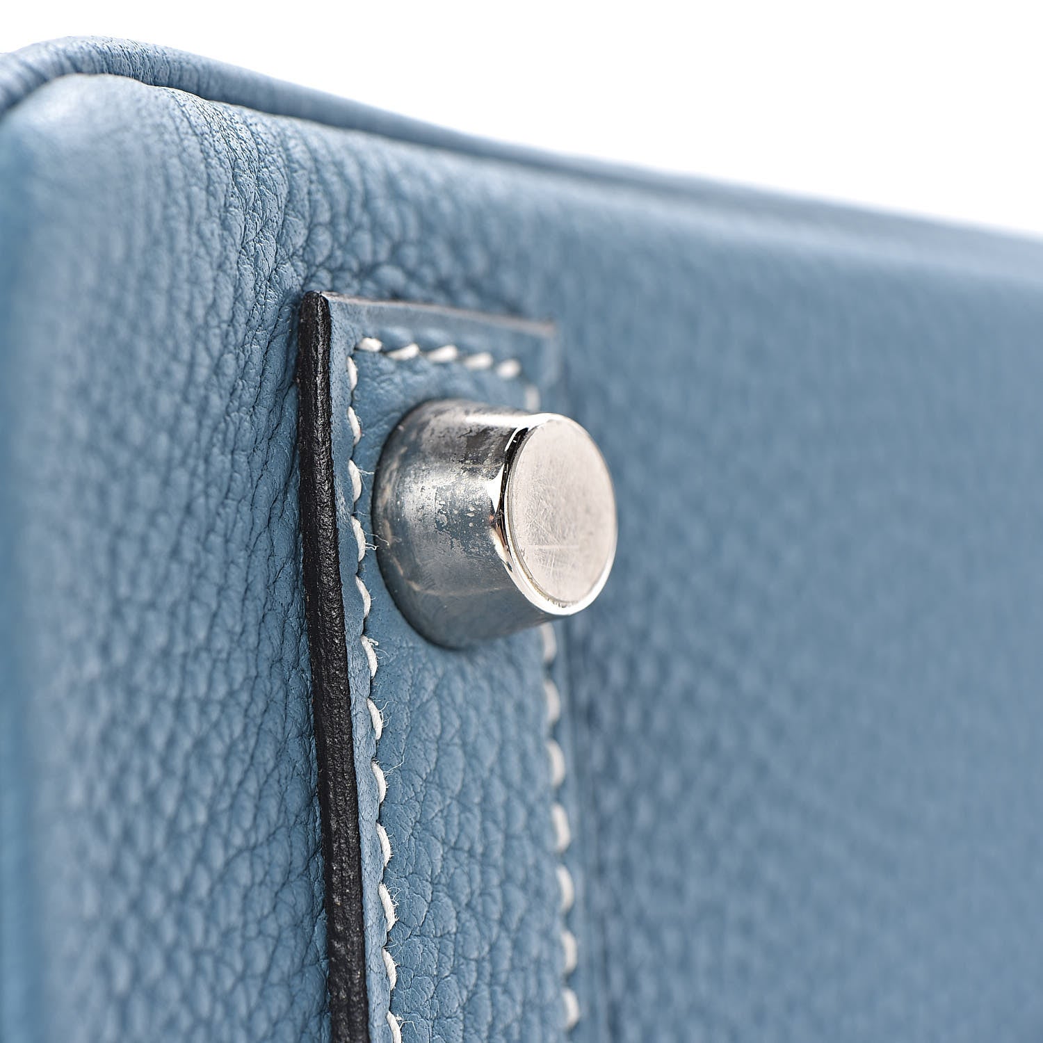 Hermes Togo Birkin 25 Blue Jean 24 of 36