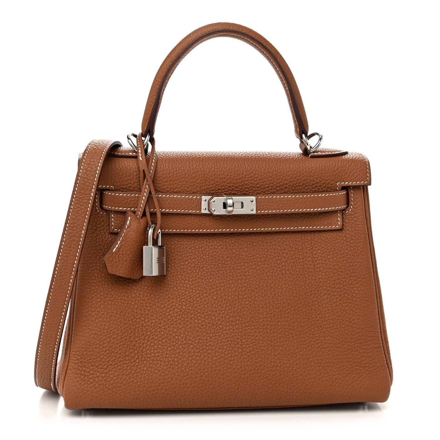Hermes Togo Kelly Retourne 25 Gold 1 of 11