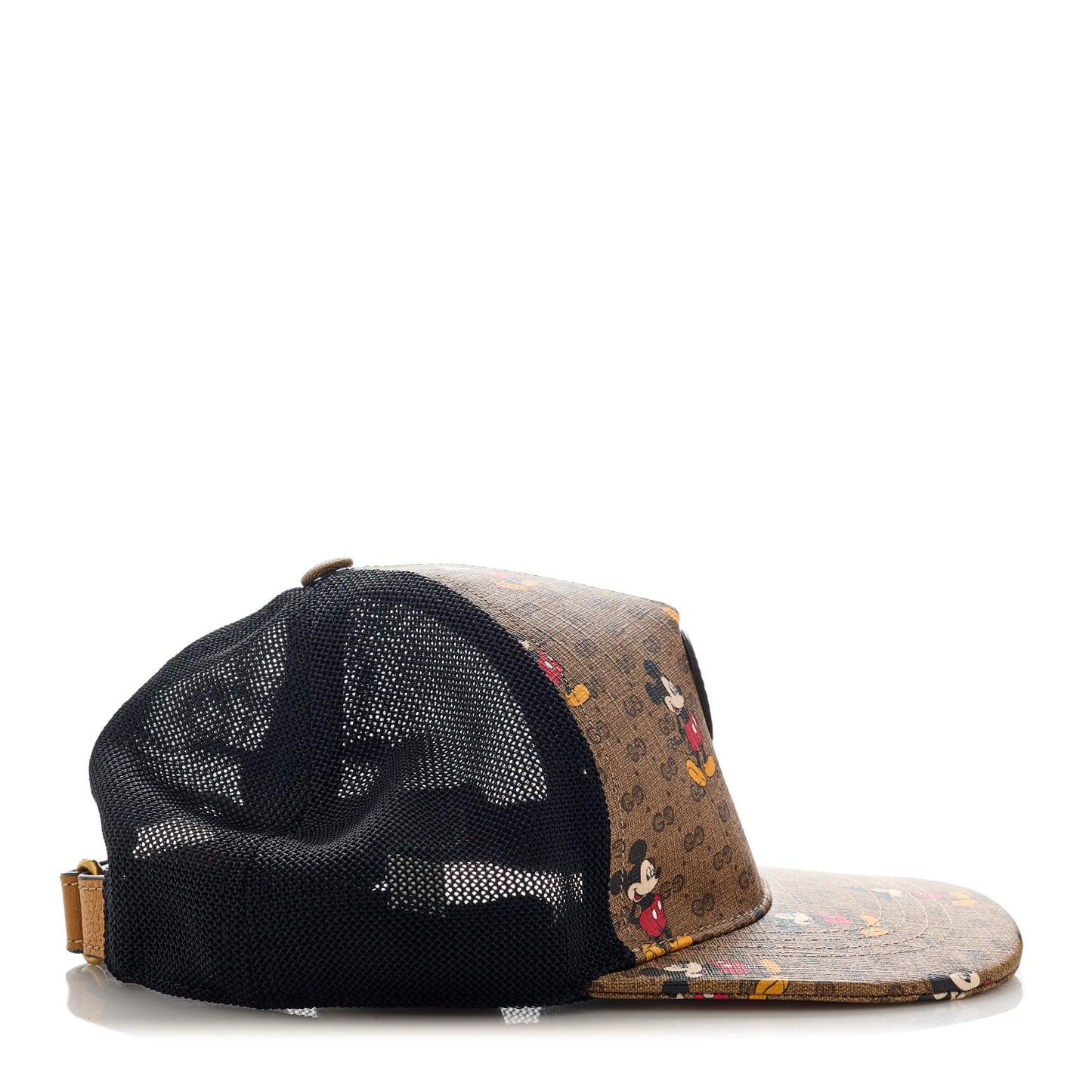 X DISNEY Mini Vintage GG Supreme Monogram Mickey Mouse Baseball Hat XS Beige Vintage Sun Oil