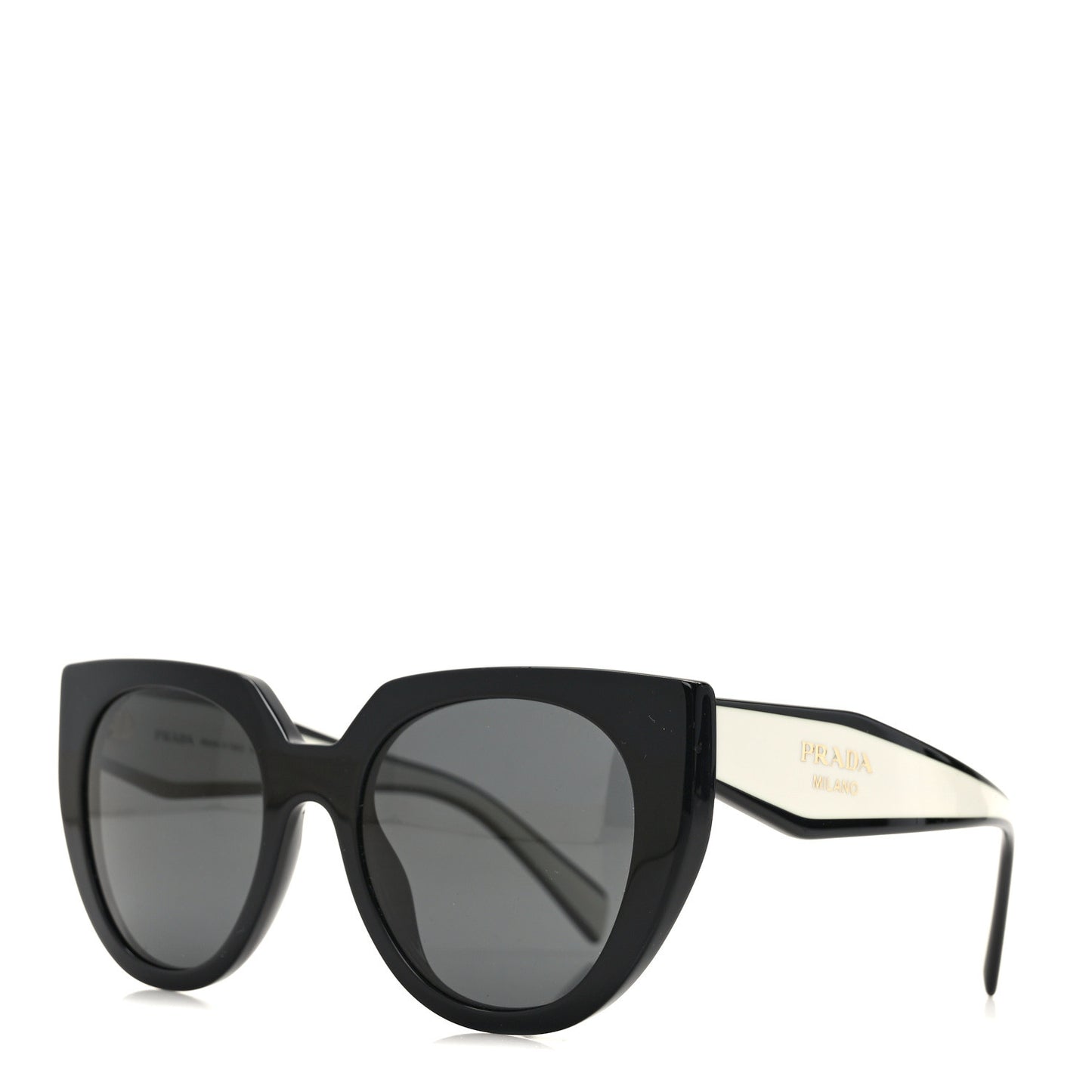 Acetate Sunglasses SPR 14W Black White