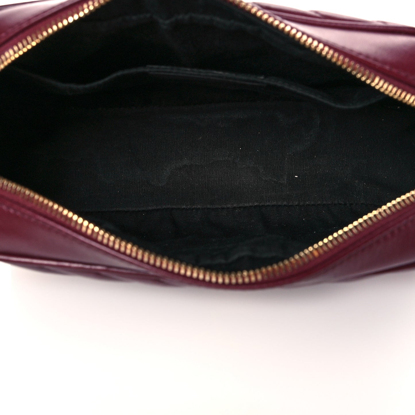 Calfskin Matelasse Monogram Lou Camera Bag Dark Legion Red