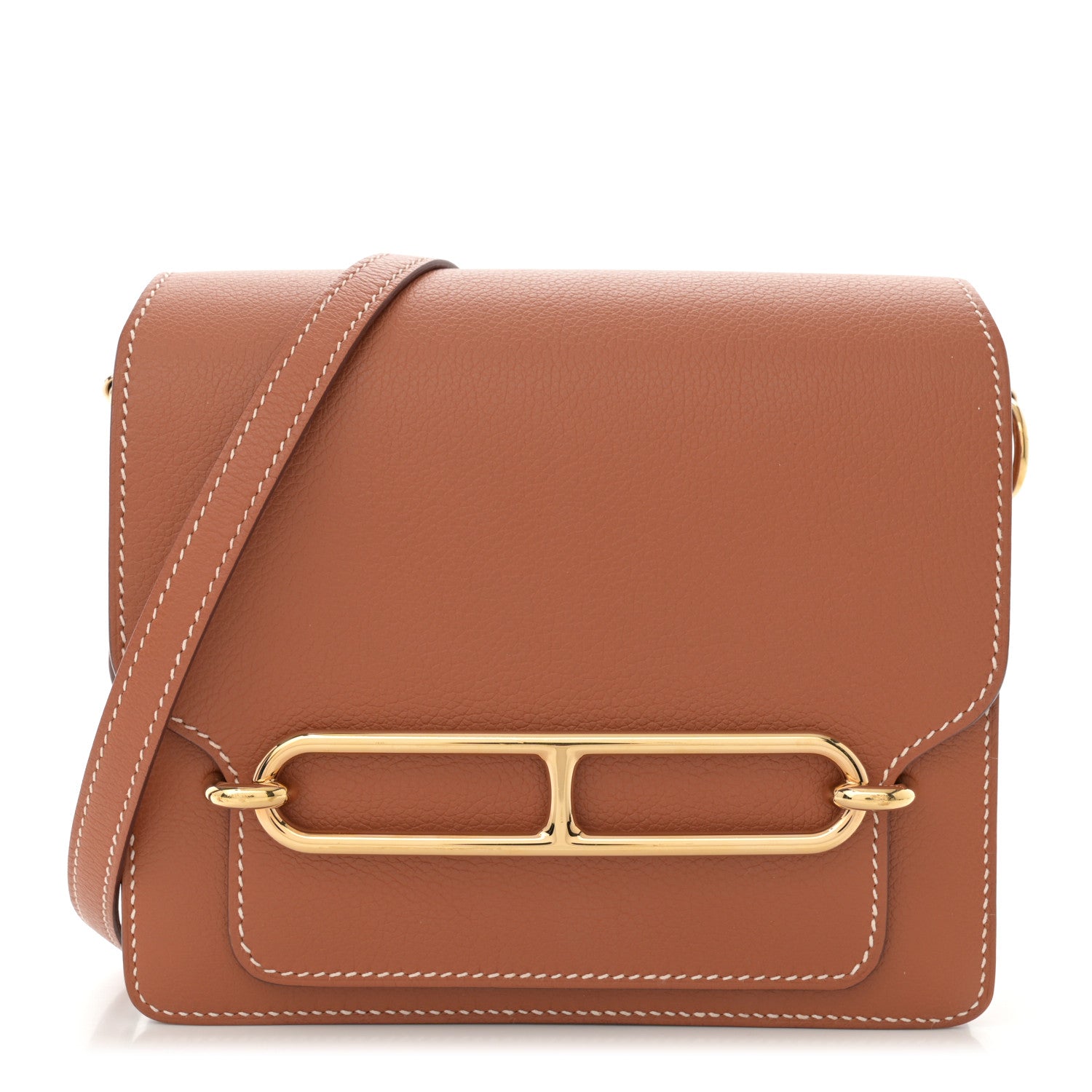 Hermes Evercolor Mini Sac Roulis Gold 1 of 11