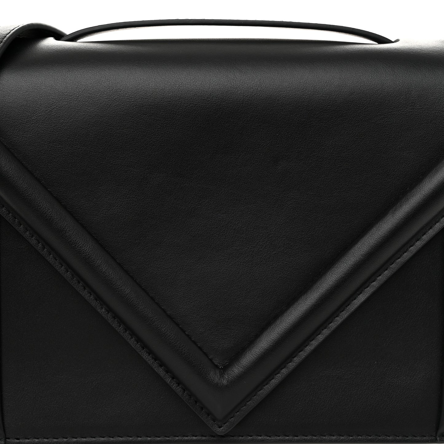 Smooth Calfskin M Frame Box Bag Black