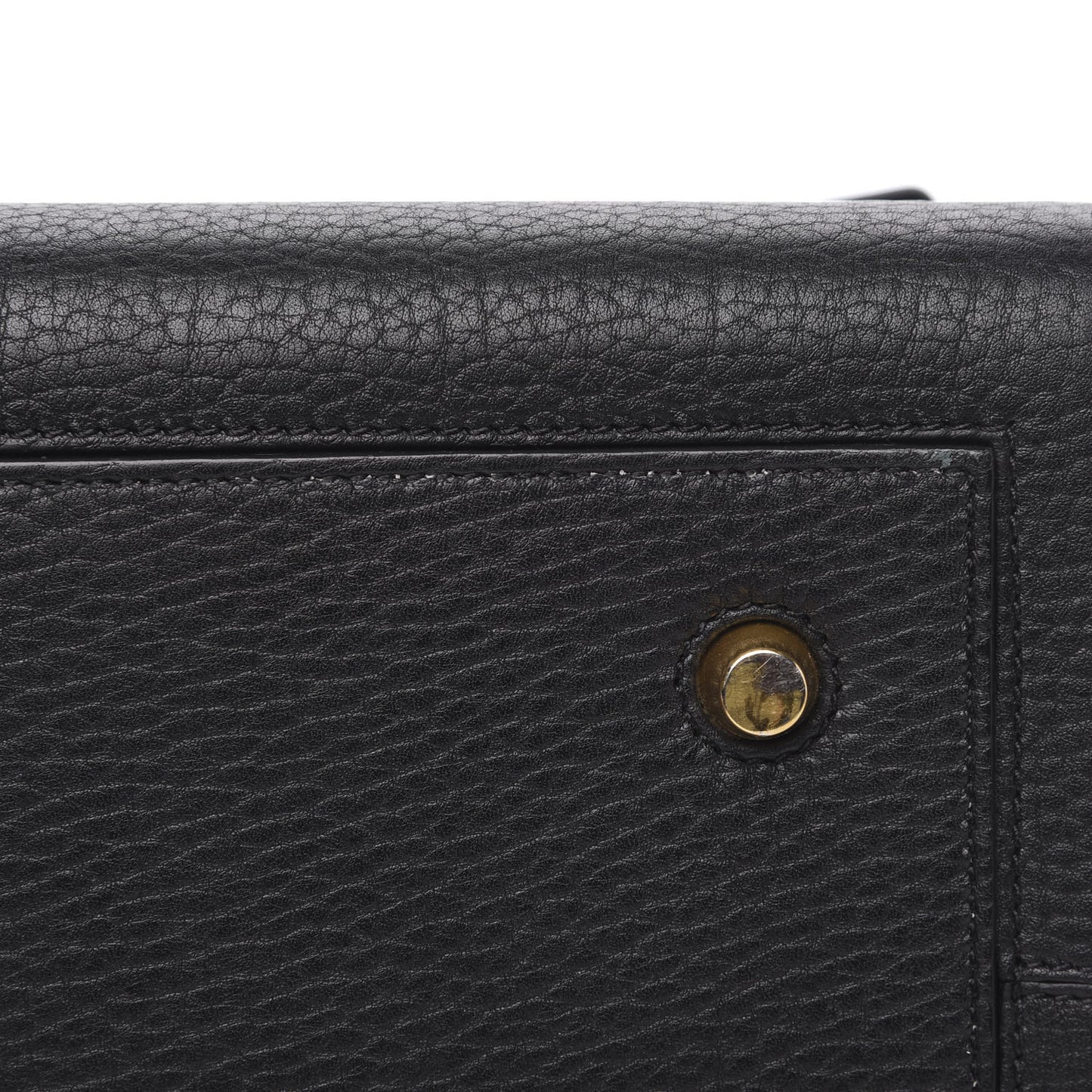 Crisped Calfskin Small Tie Knot Tote Black