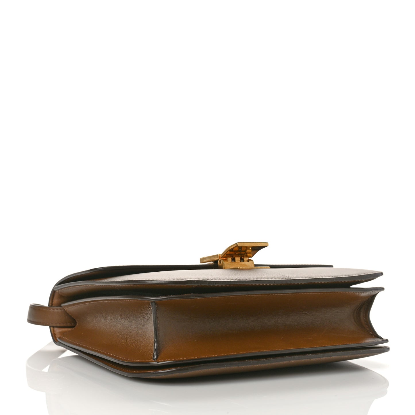 Smooth Calfskin Medium Classic Box Flap Bag Camel