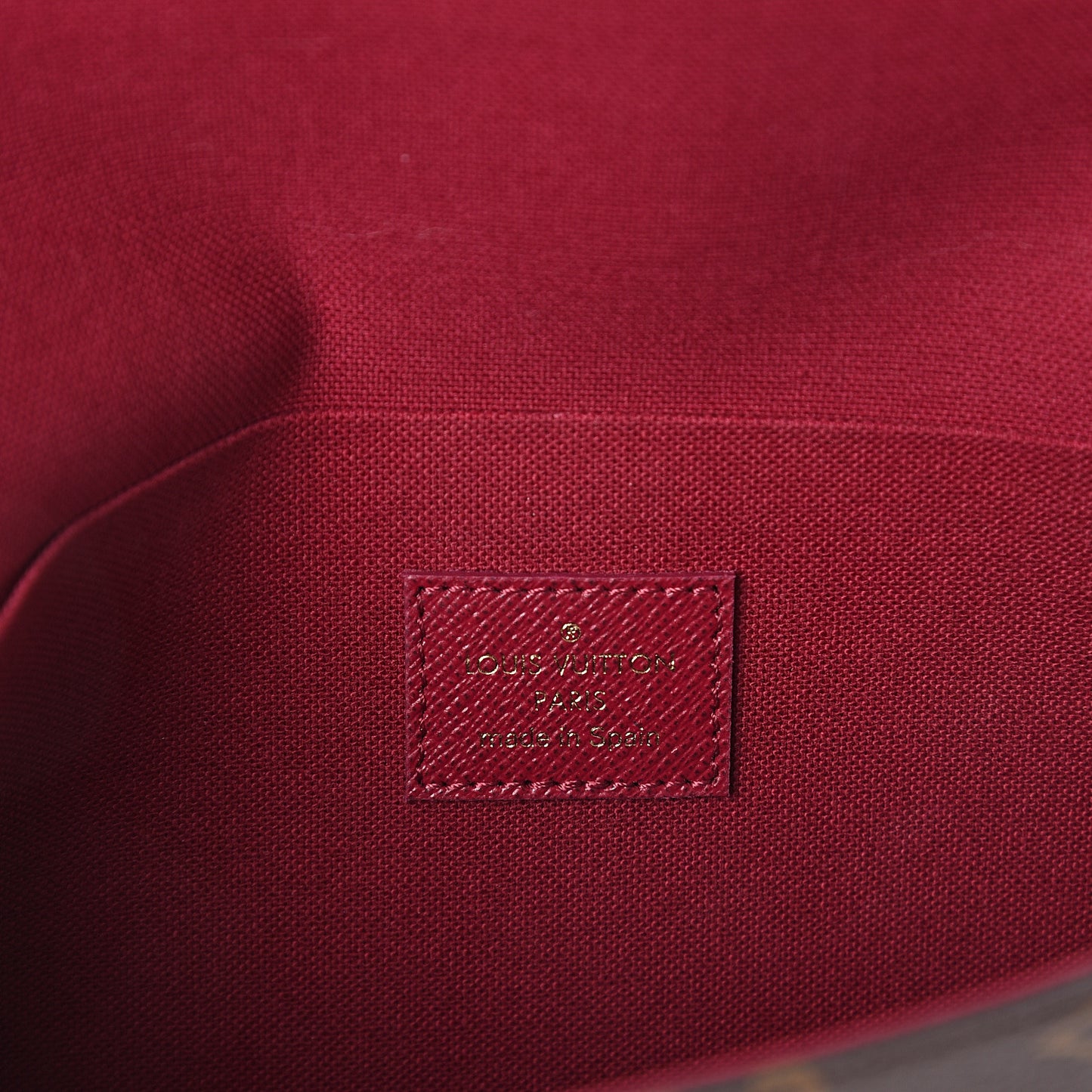 Monogram Pochette Felicie Chain Wallet Fuchsia