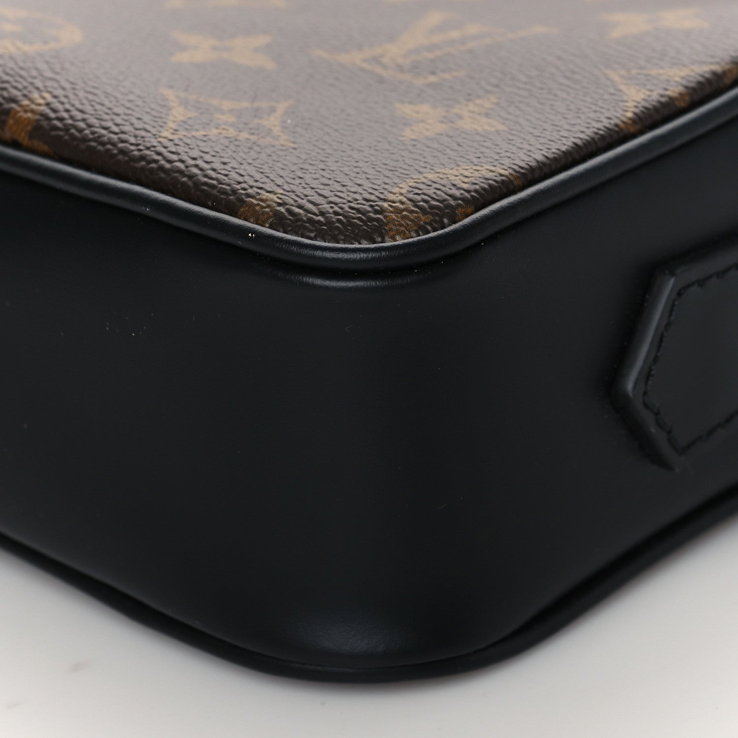Louis Vuitton Monogram Macassar Kasai Clutch Black 9 of 9