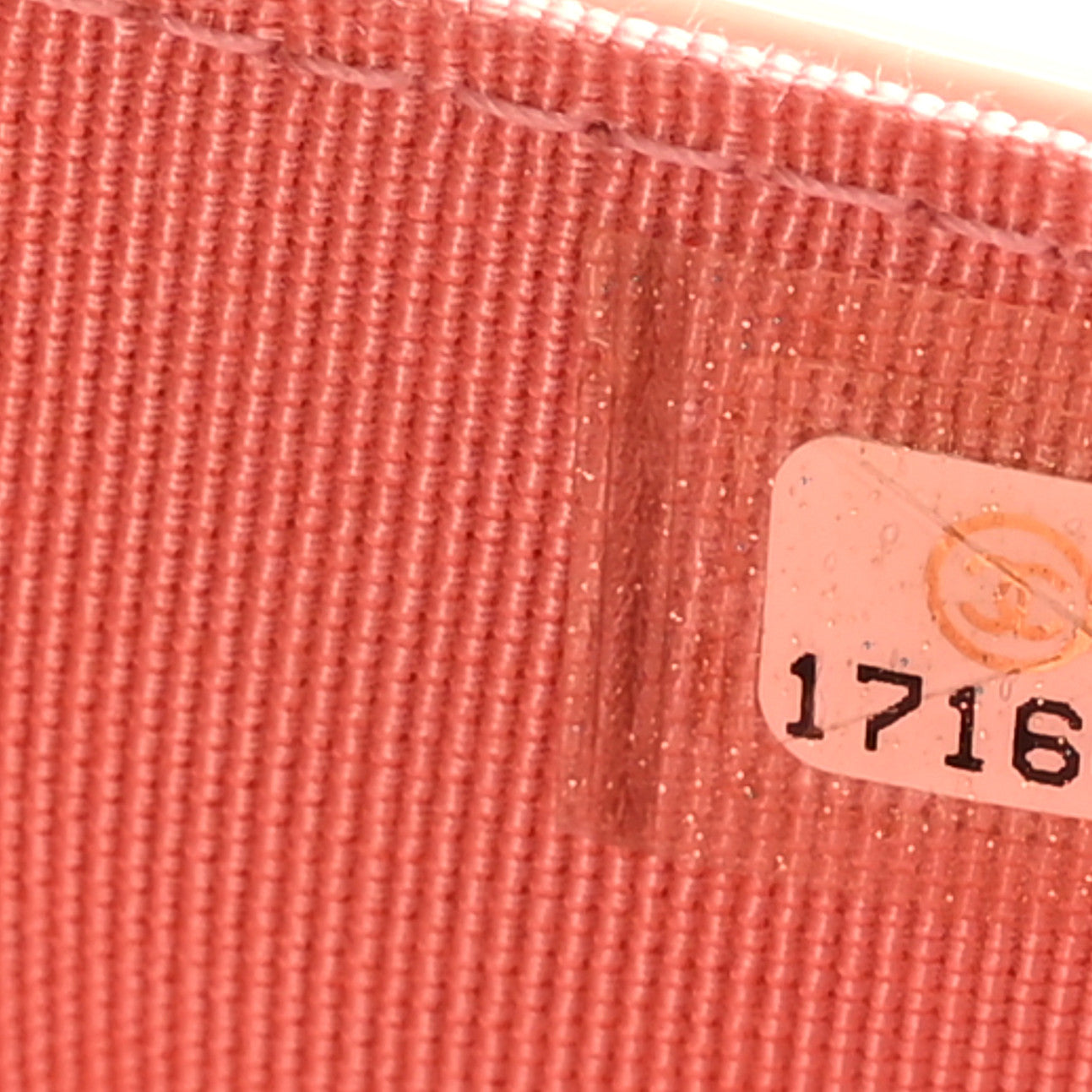 Patent Quilted Wallet On Chain WOC Coral