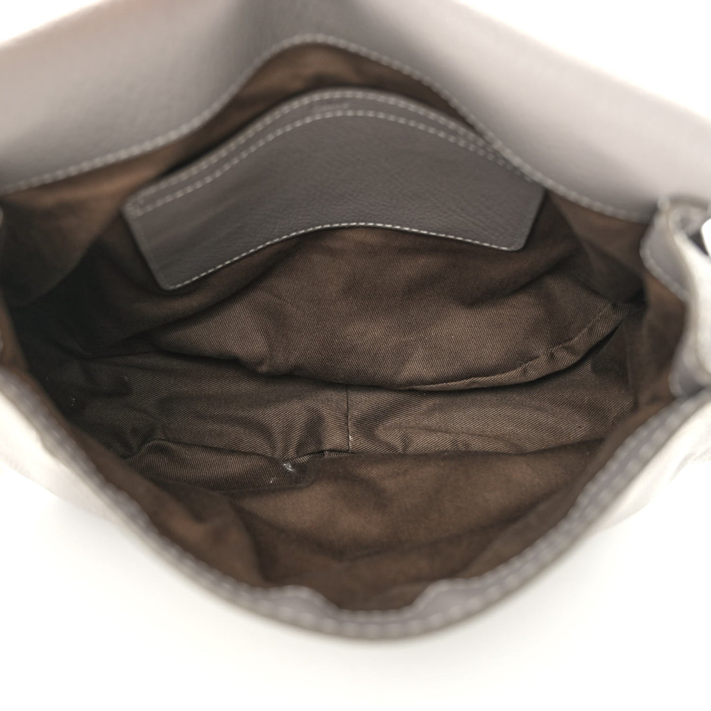 Calfskin Medium Marcie Round Crossbody Bag Cashmere Grey