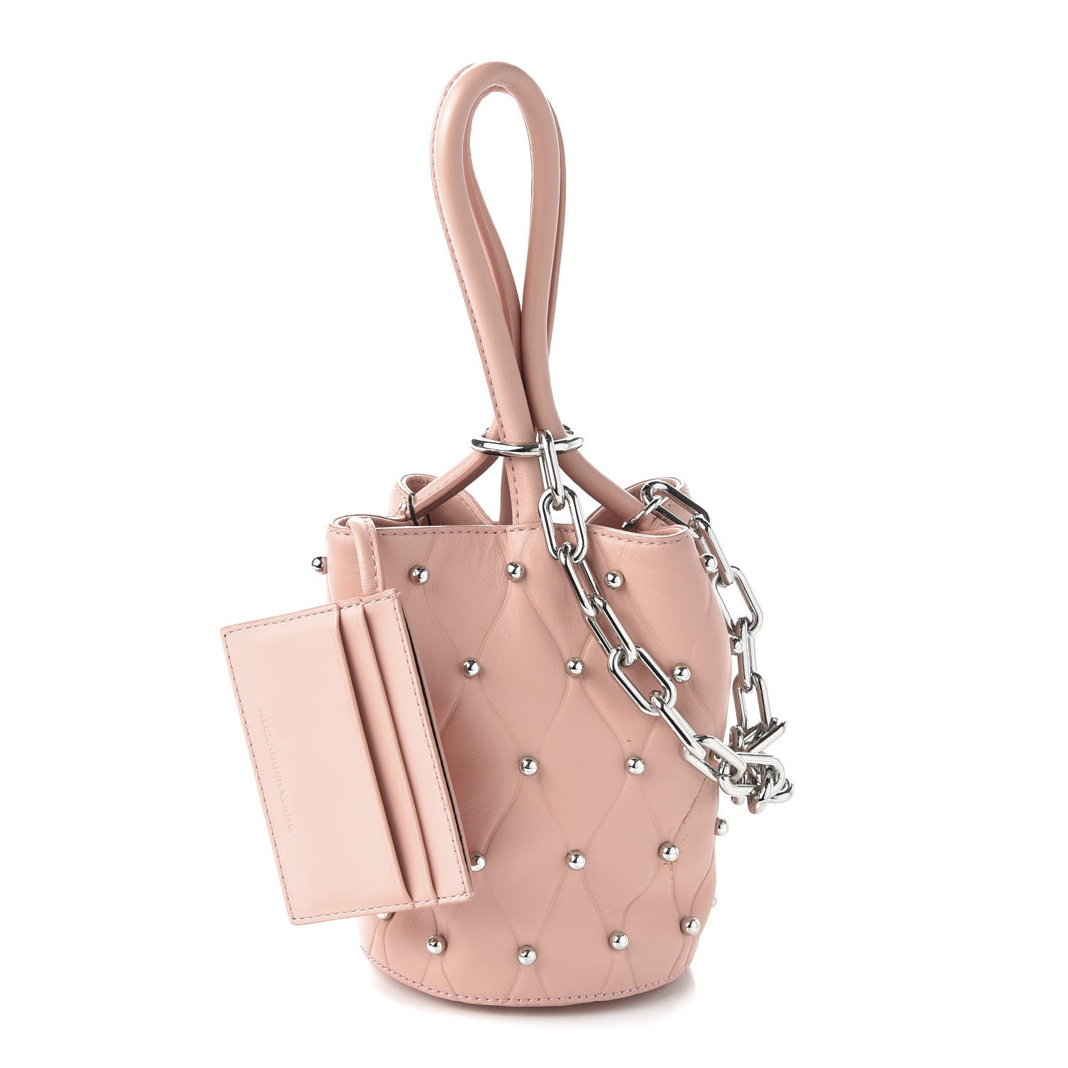 Alexander Wang Calfskin Mini Roxy Bucket Bag Pink 1 of 11