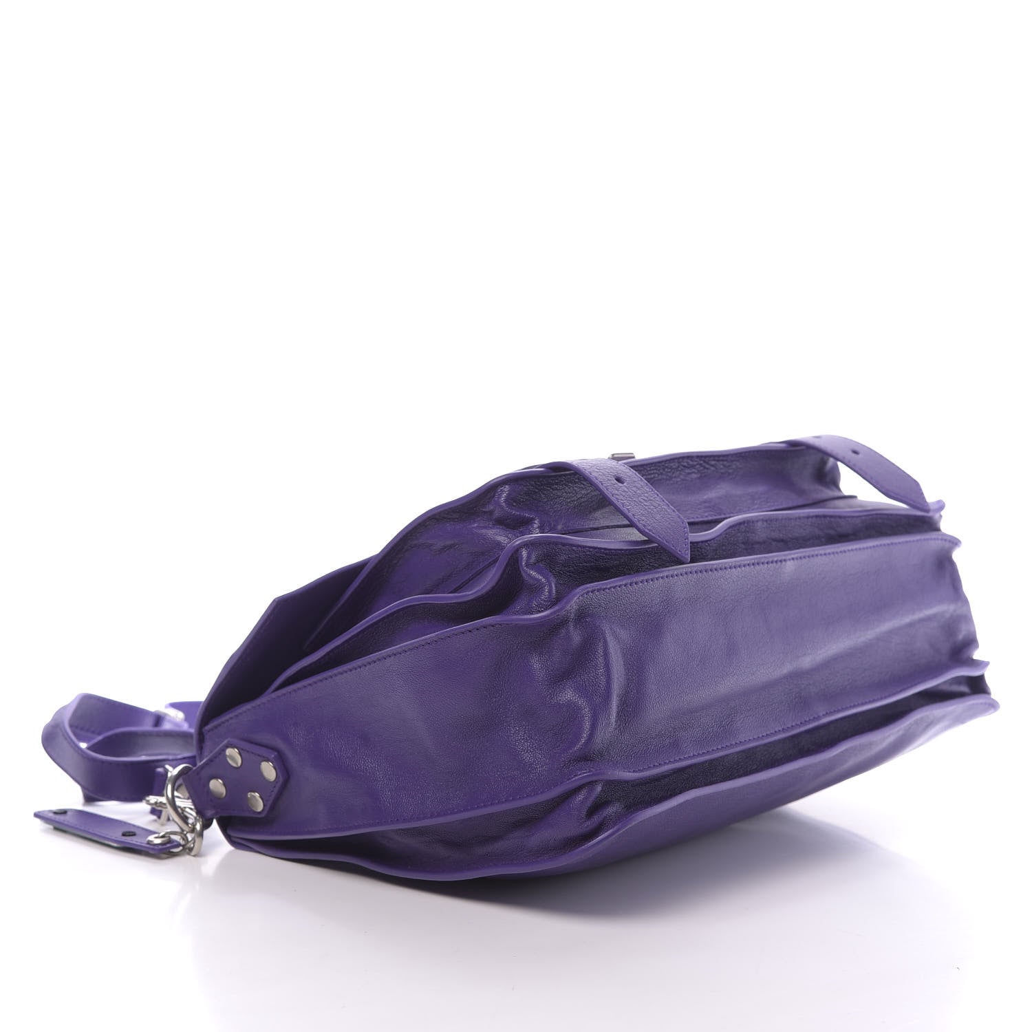 Proenza Schouler Lambskin Medium PS1 Satchel Amethyst 4 of 13