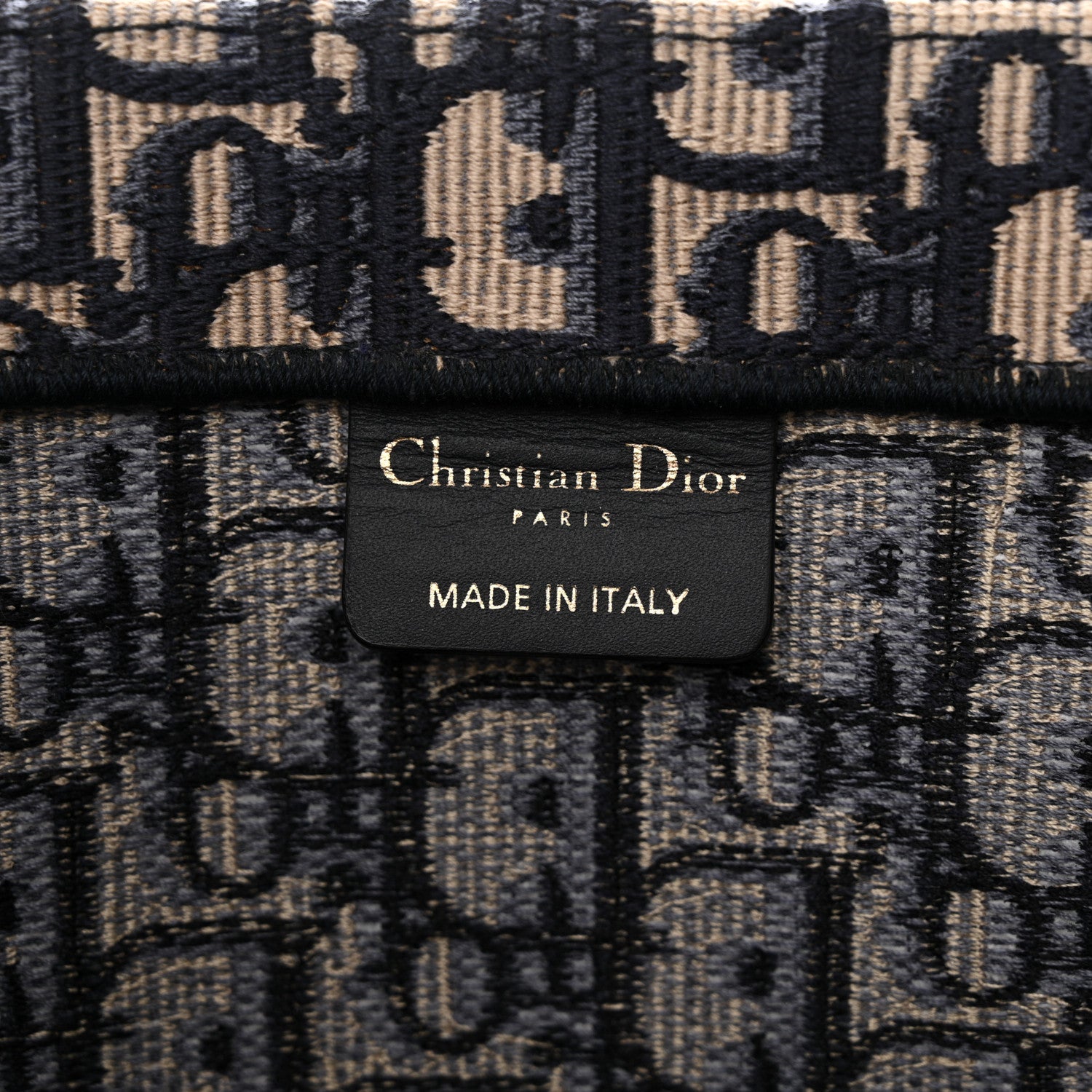 Christian Dior Oblique Book Tote Blue Multicolor 6 of 11