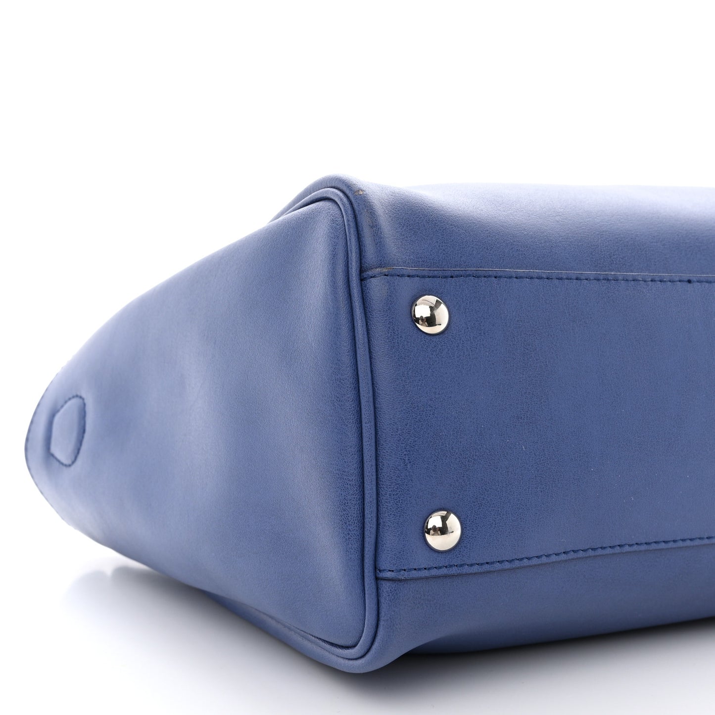 Calfskin Double Handle Small Nolita Satchel Blue
