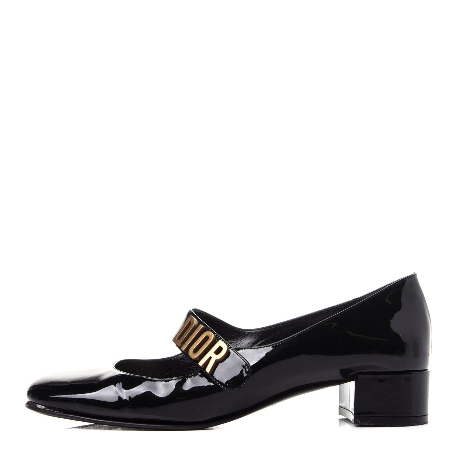 Christian Dior Patent Baby-D Ballet Pumps 38 Black 1 of 12