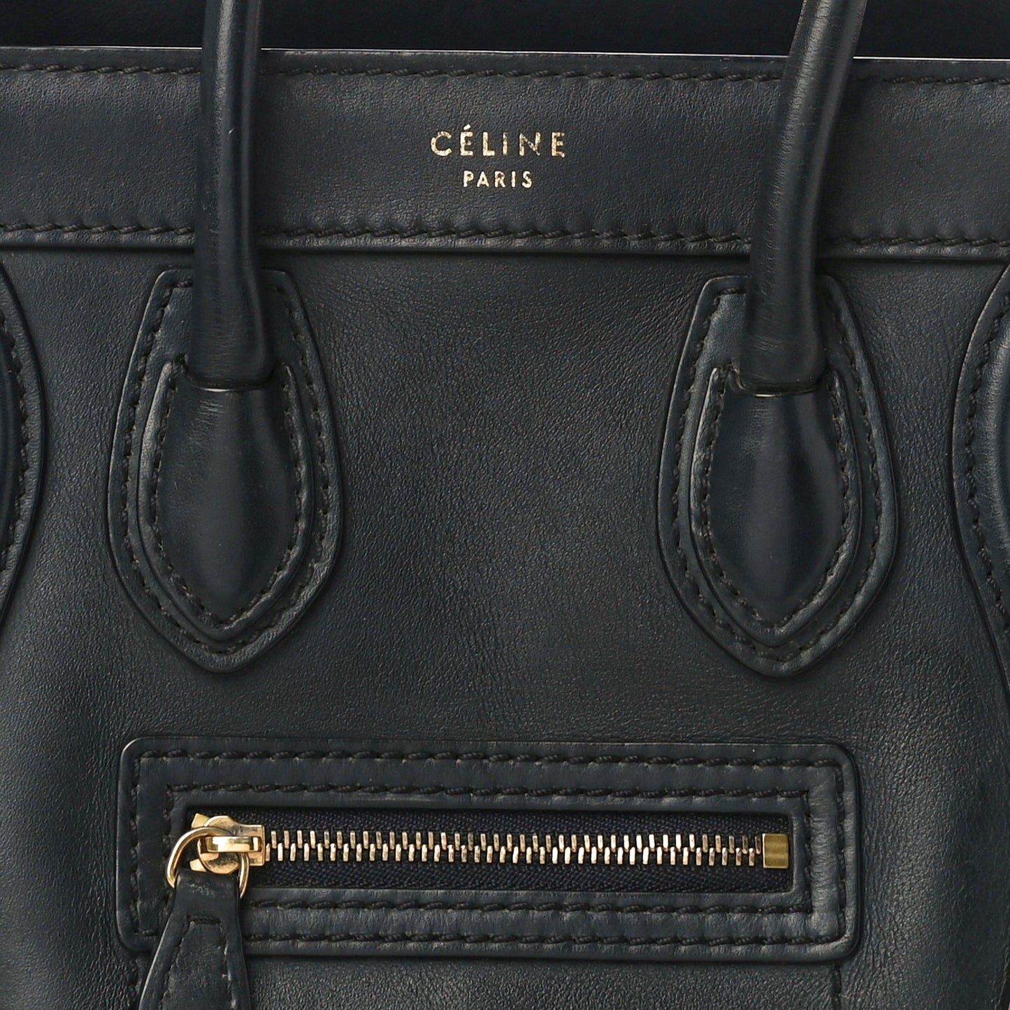 Smooth Calfskin Nano Luggage Orage