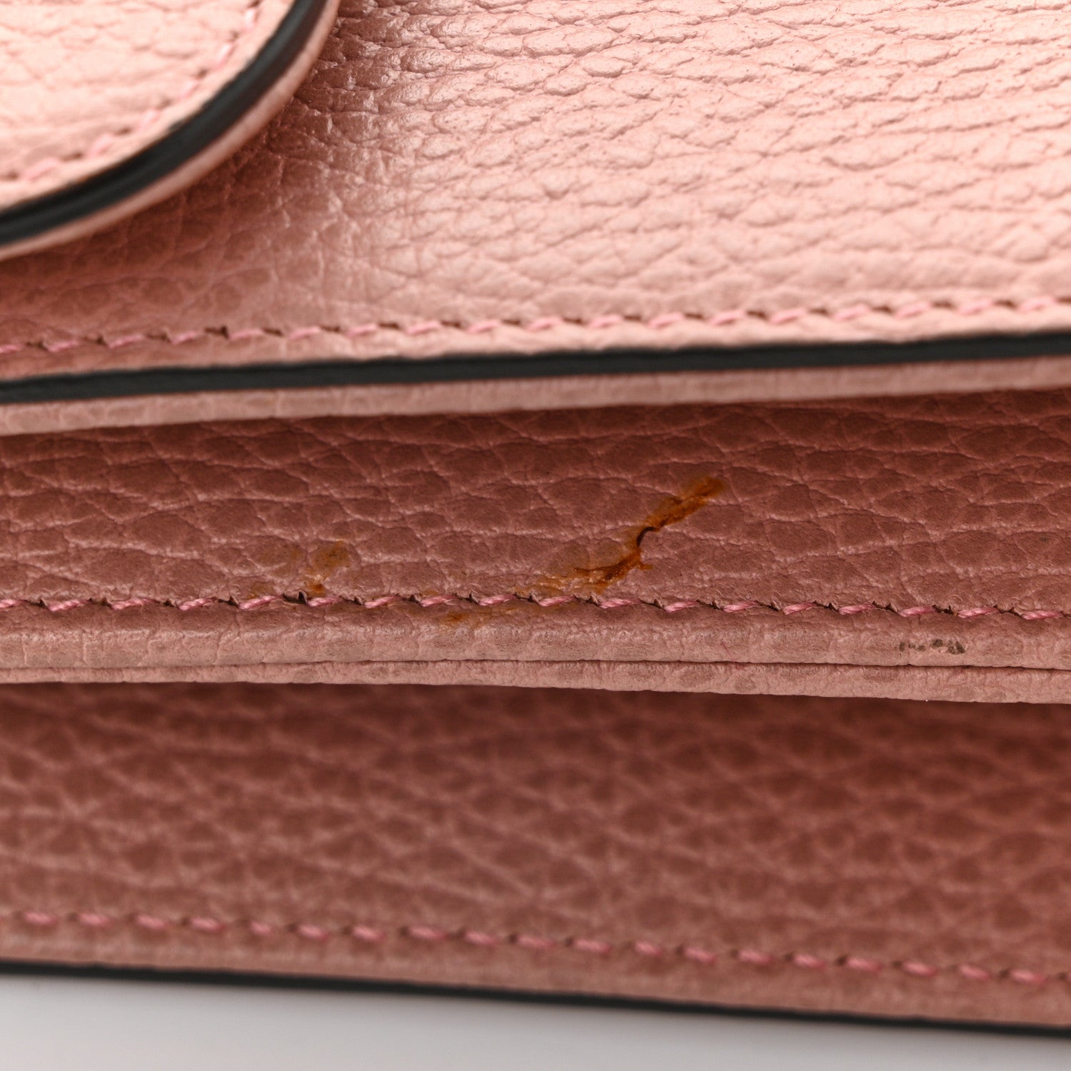 Gucci Dollar Calfskin Small Interlocking G Shoulder Bag Soft Pink 11 of 11