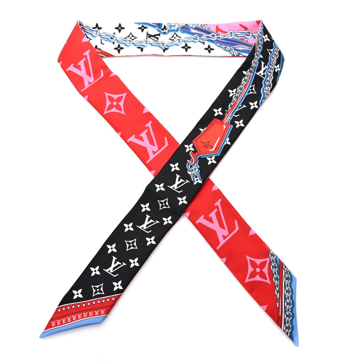 Silk Ultimate Monogram BB Bandeau Rouge