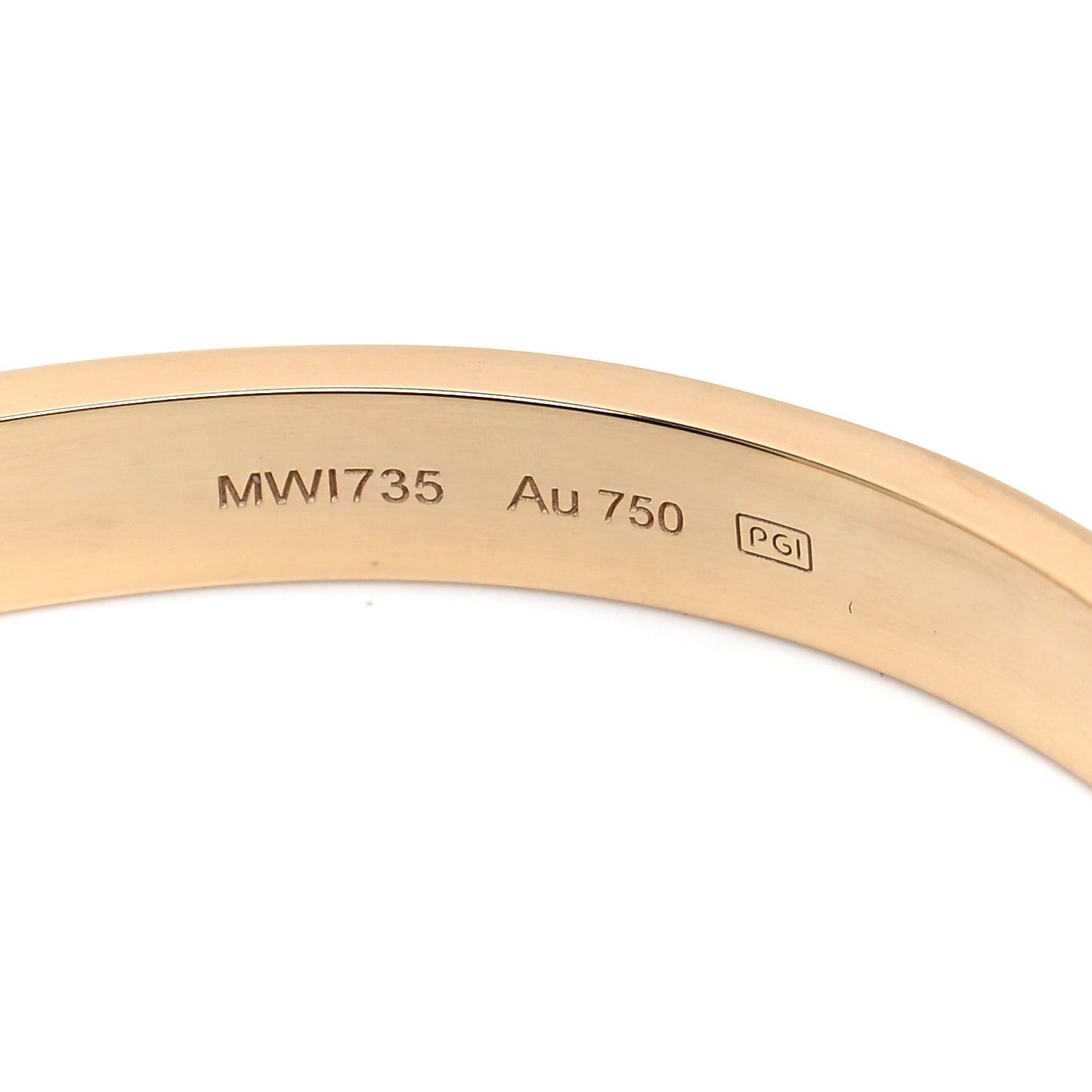 18K Yellow Gold LOVE Bracelet 19