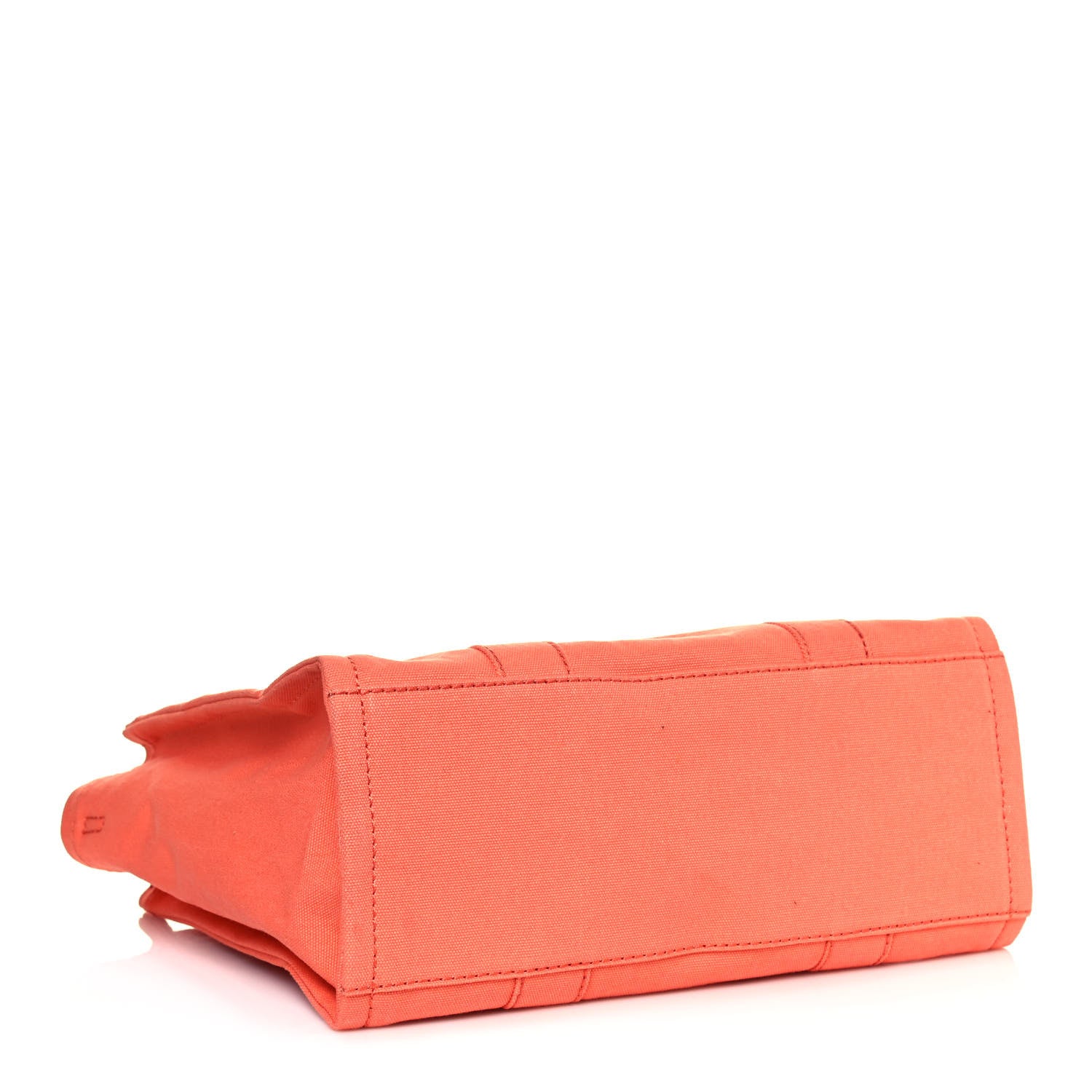 Marc Jacobs Cotton Canvas Medium The Traveler Tote Bag Orange 4 of 12