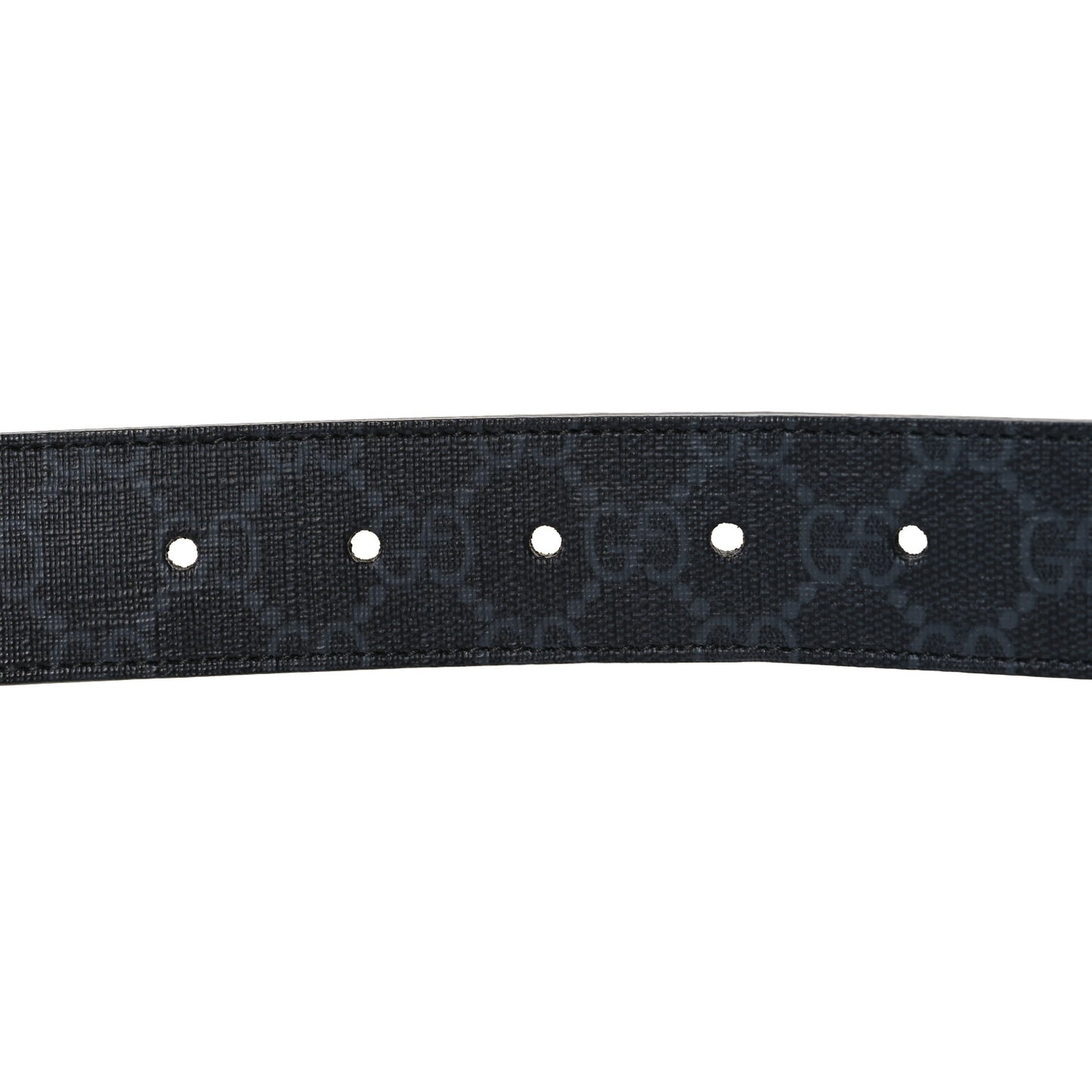 GG Supreme Monogram Plutone Calfskin 35mm Belt 90 36 Black