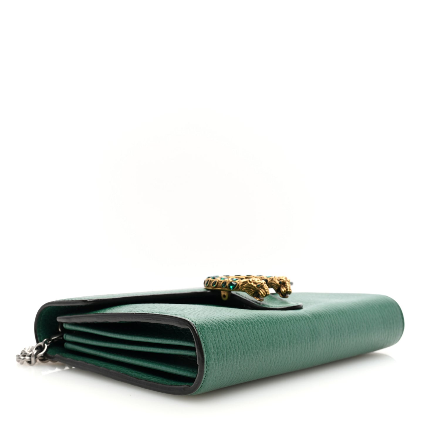 Calfskin Mini Dionysus Chain Wallet Emerald