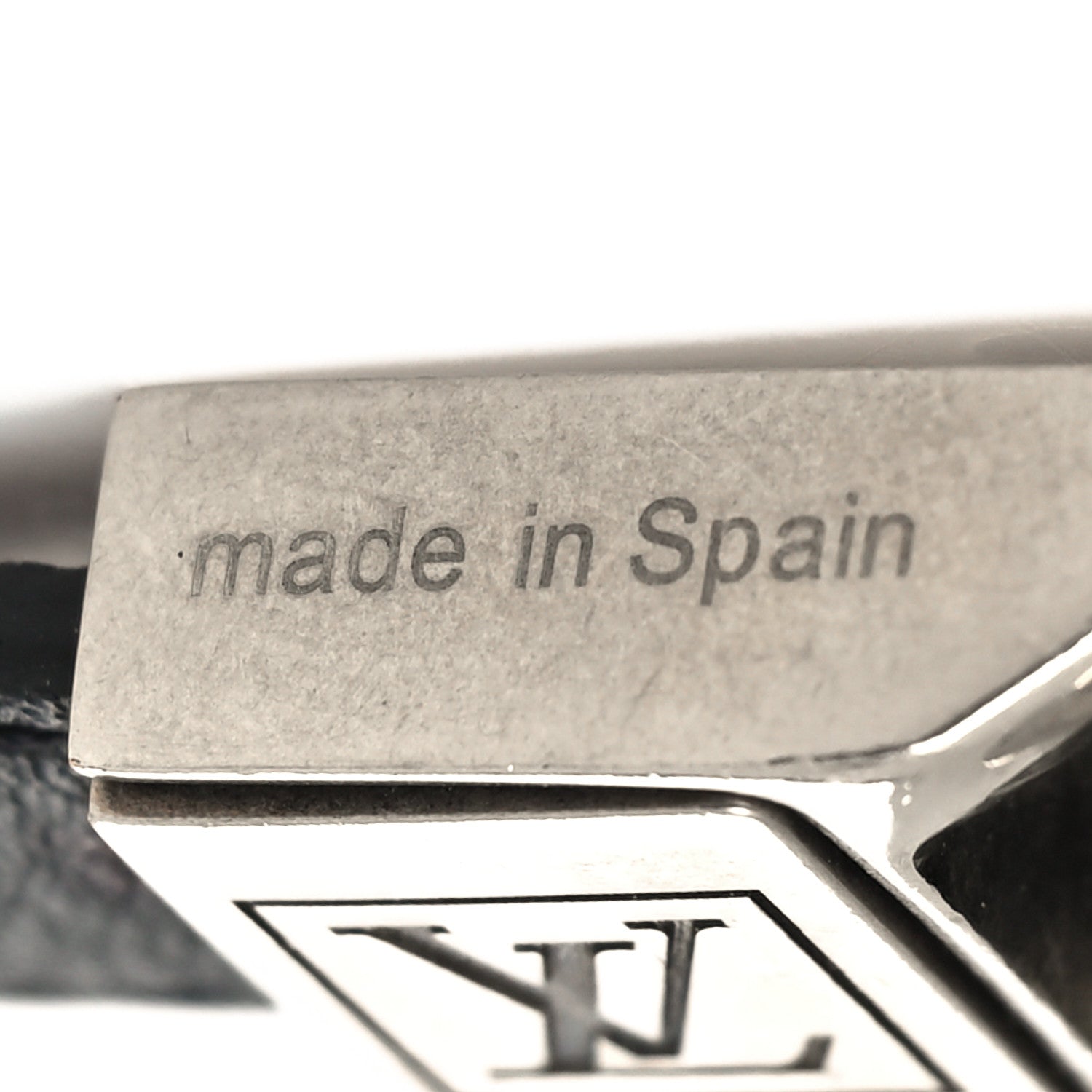 Louis Vuitton Monogram Cuban Link Bracelet M Silver Black 5 of 6