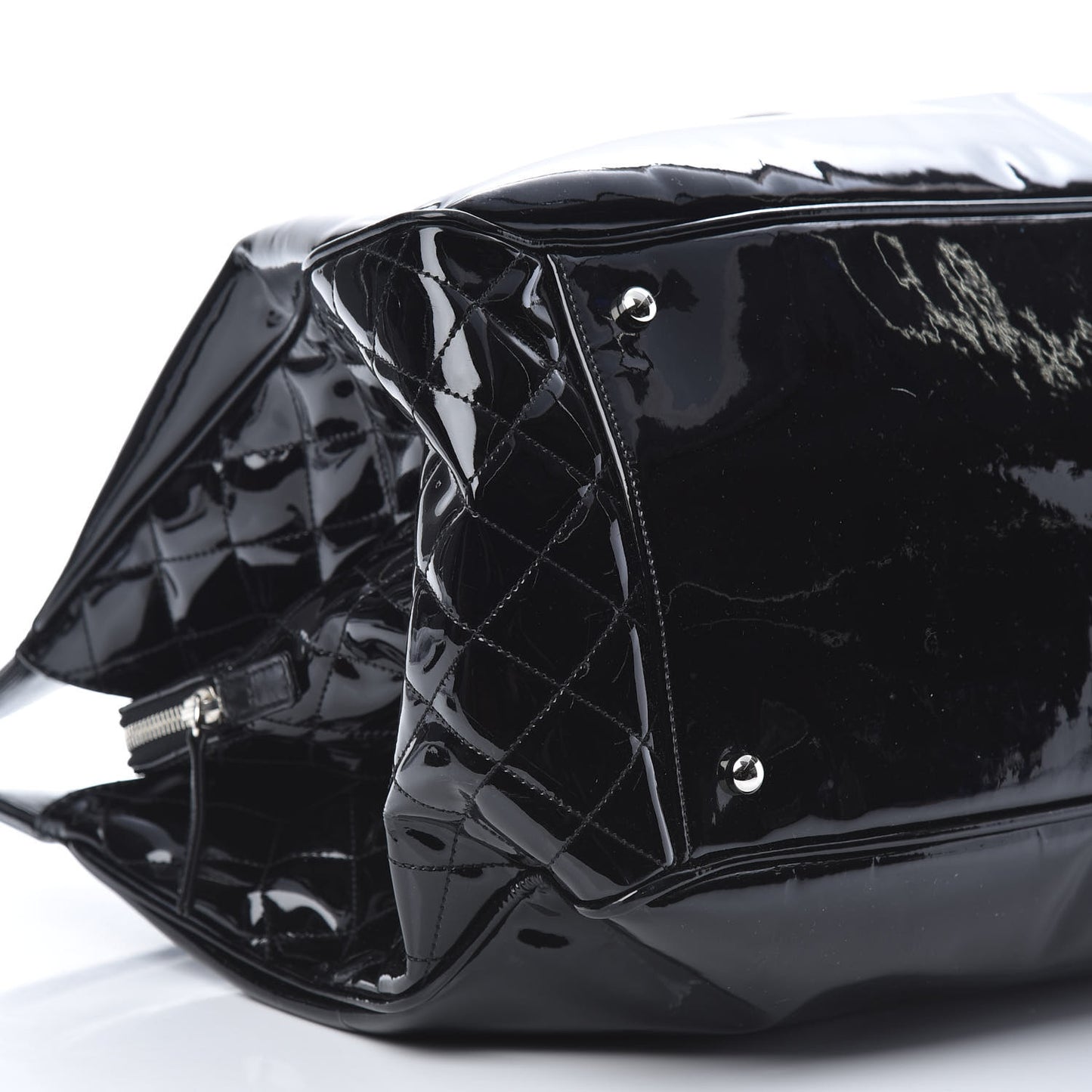 Vinyl XL Lipstick Tote Black